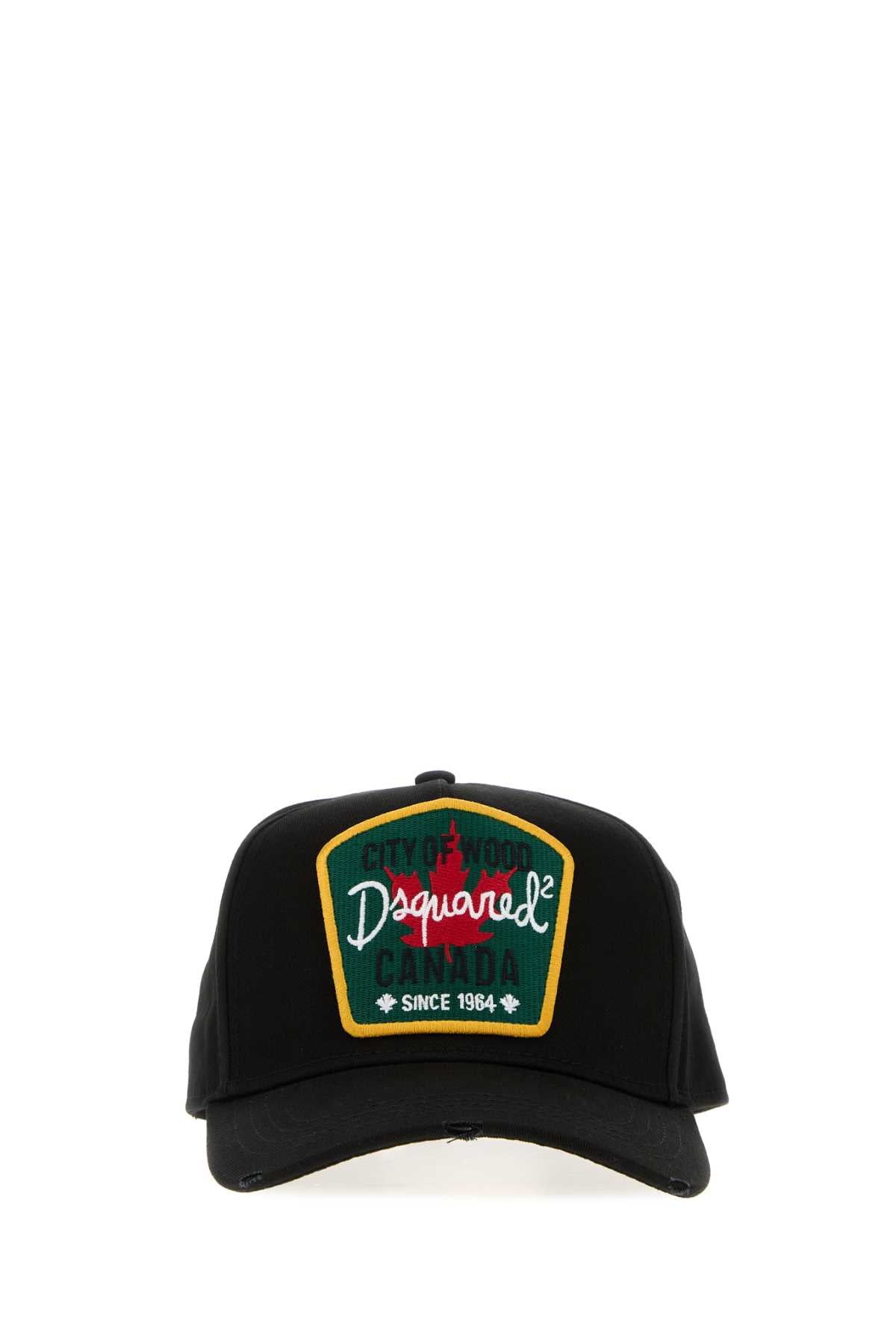 DSQUARED Gabardine Baseball Cap for Him - FW25 Collection