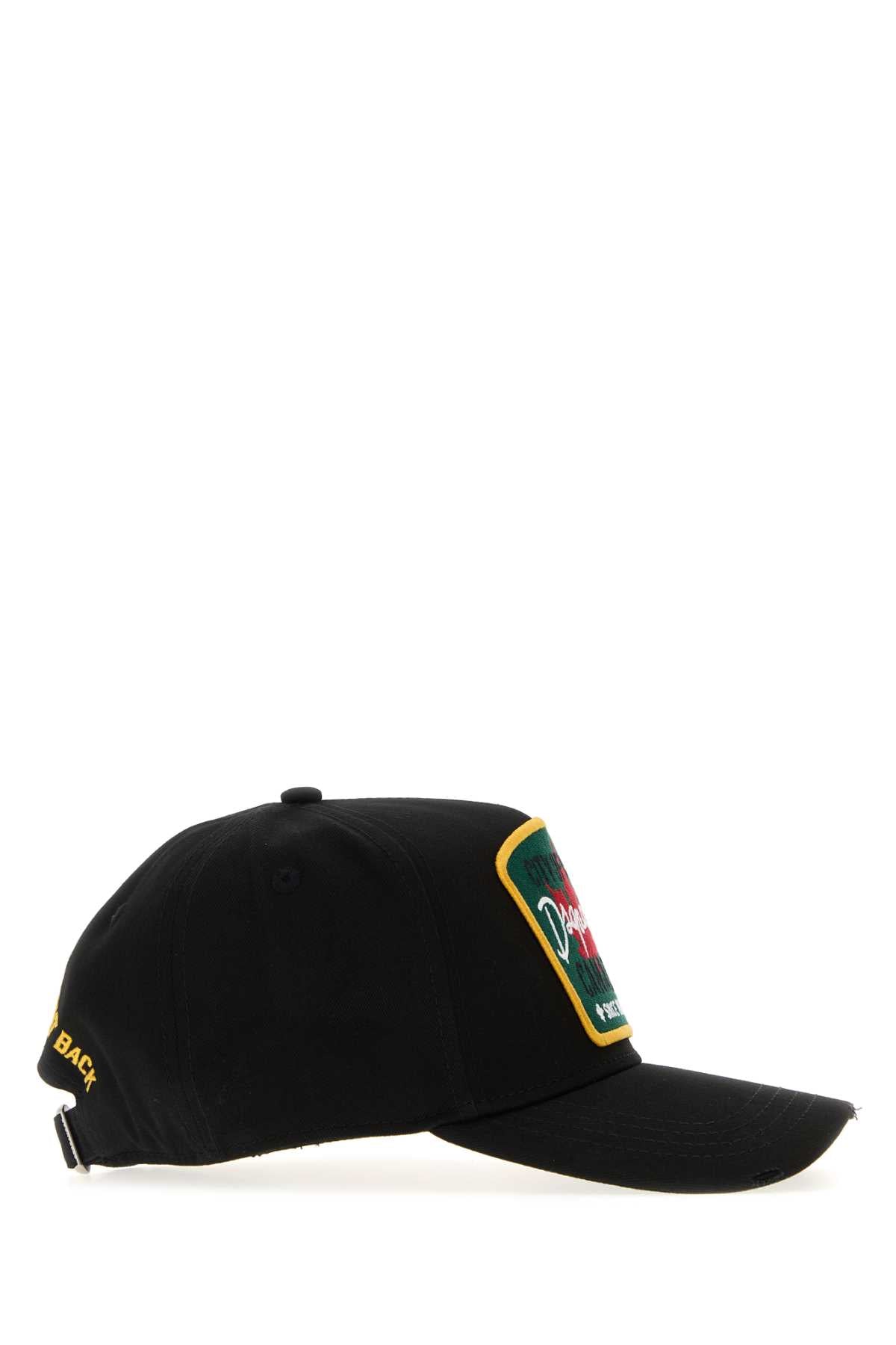 DSQUARED Gabardine Baseball Cap for Him - FW25 Collection