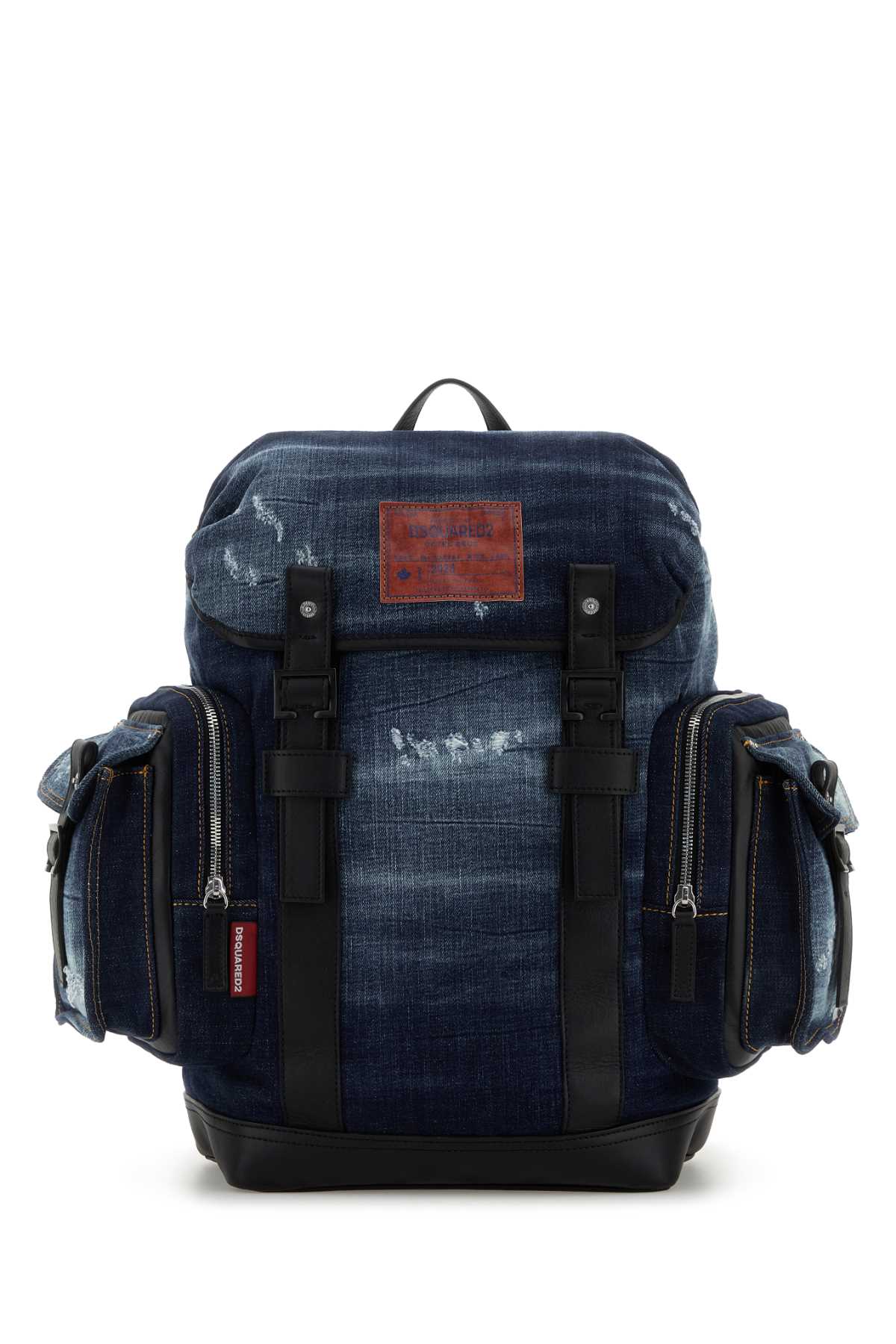 DSQUARED Denim Backpack - 30 cm x 42 cm x 16 cm