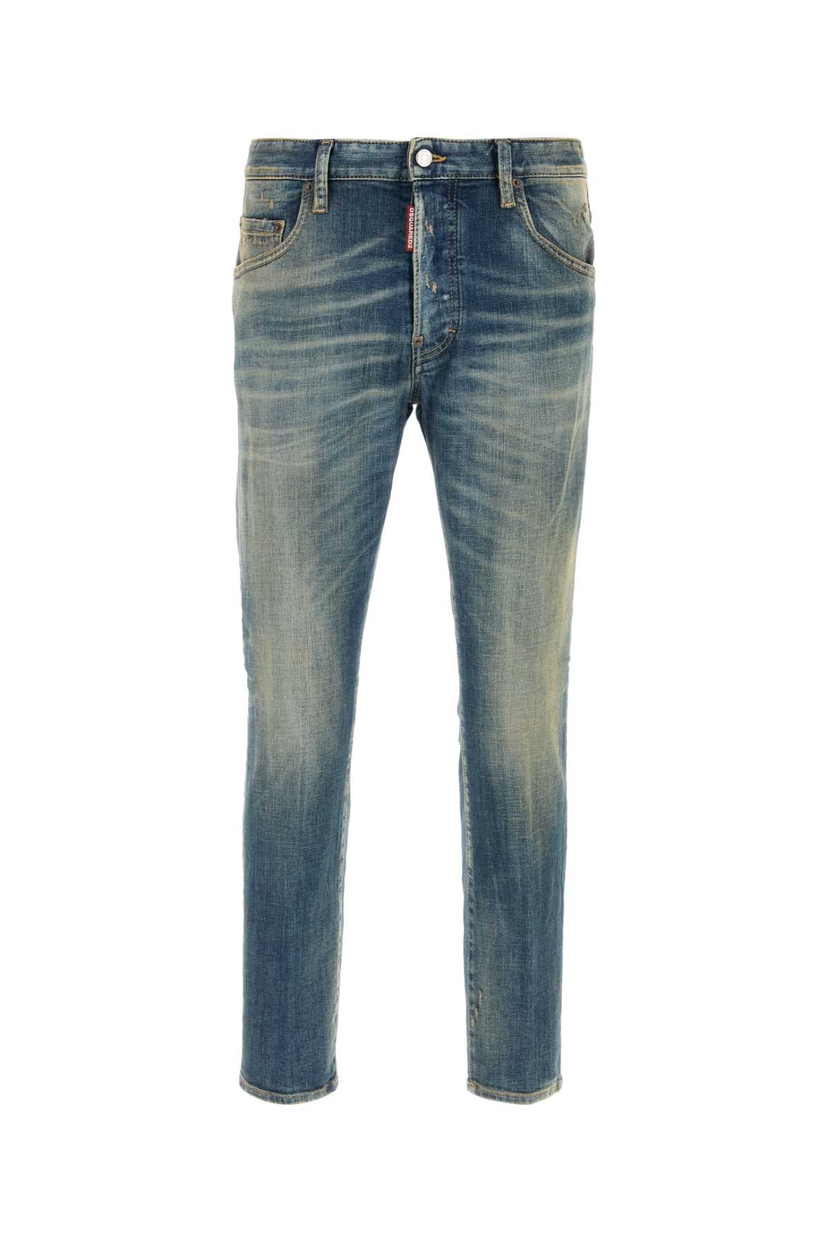 DSQUARED Stretch Denim Skater Jeans for Men