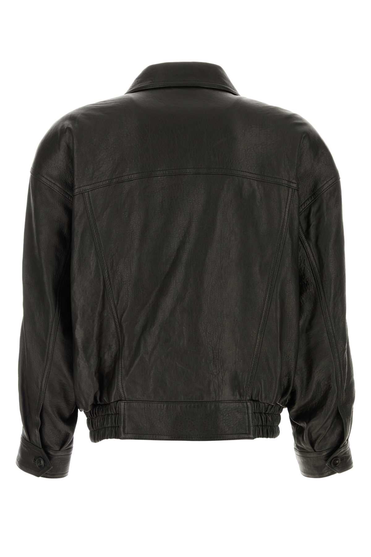 SAINT LAURENT Classic Leather Jacket for Men - Perfect for Fall/Winter 2025
