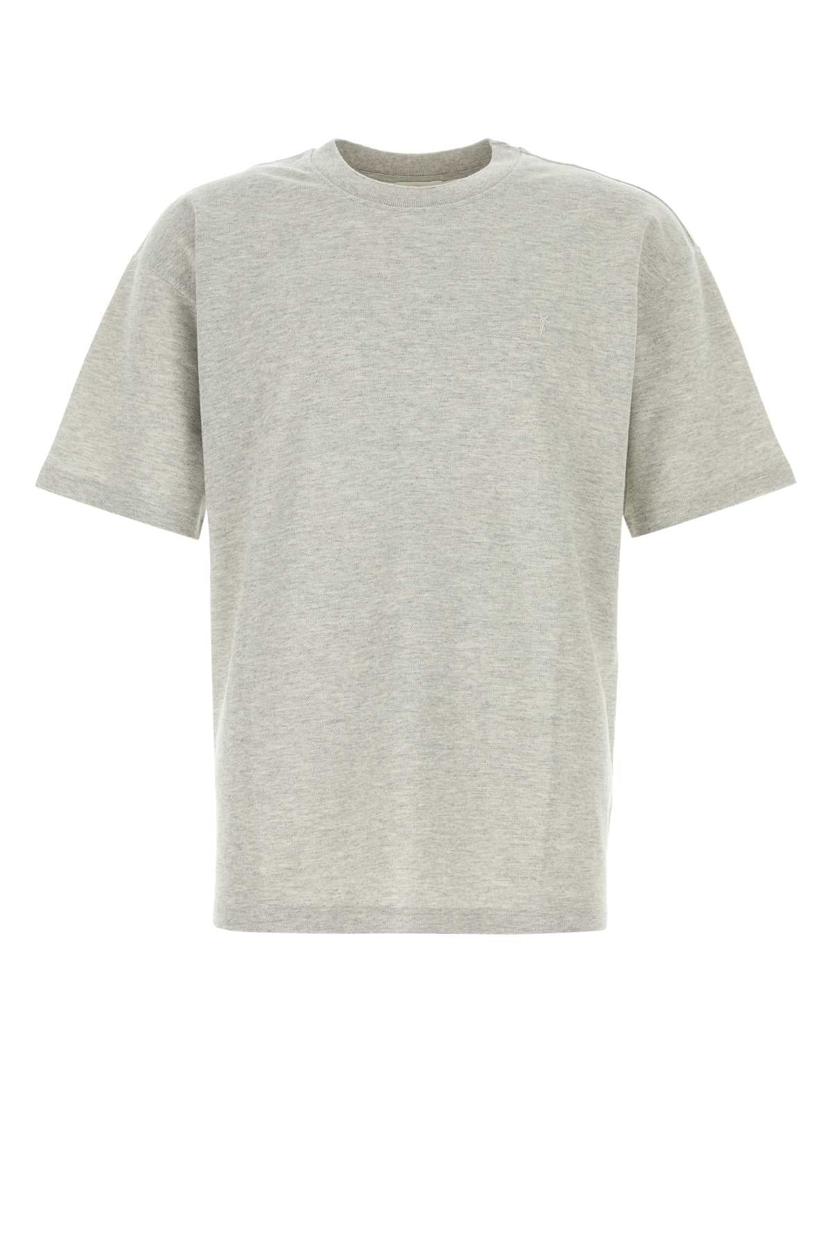 SAINT LAURENT Piquet T-Shirt for Men - Season 25W