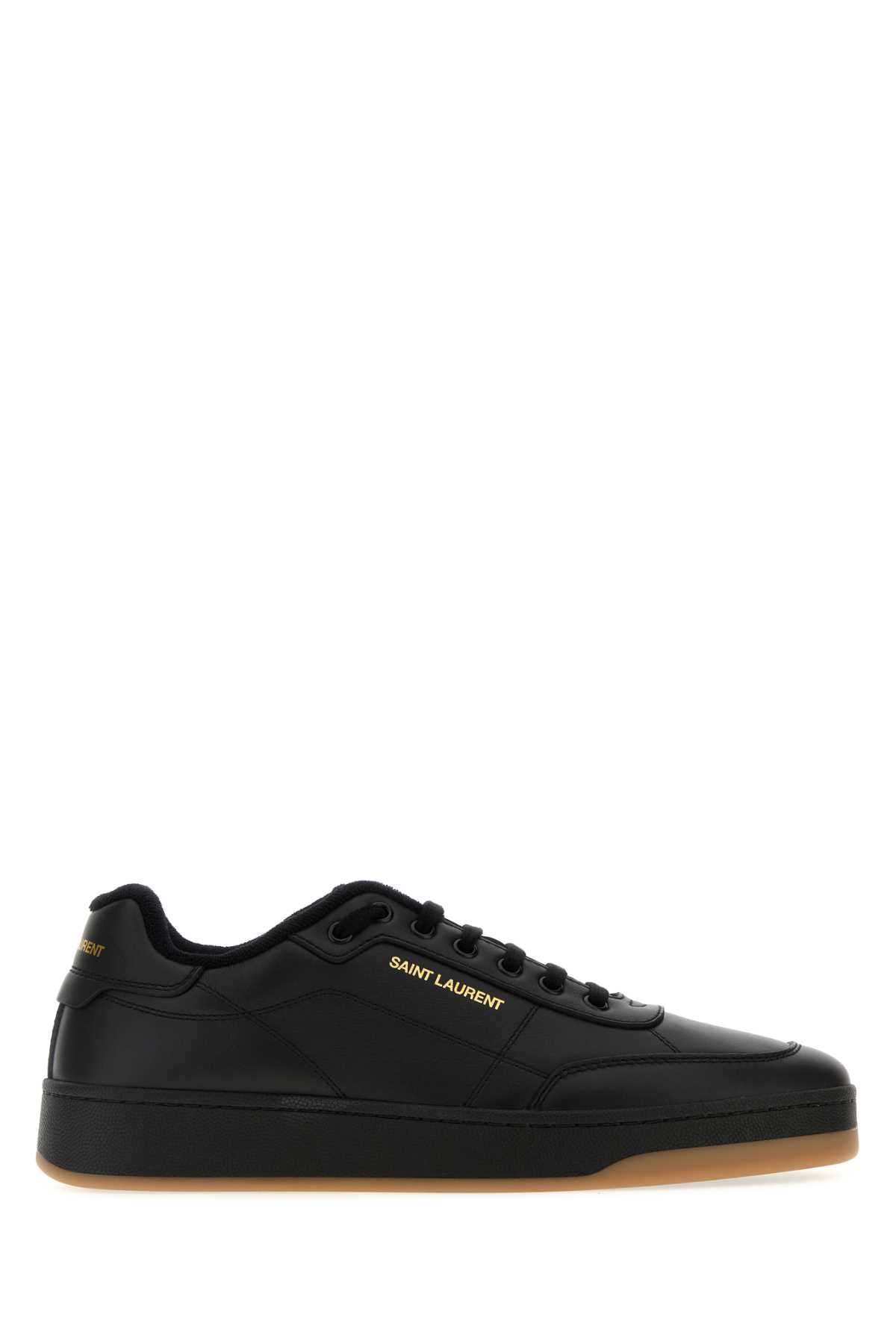 SAINT LAURENT Men's SL/61 Leather Sneakers