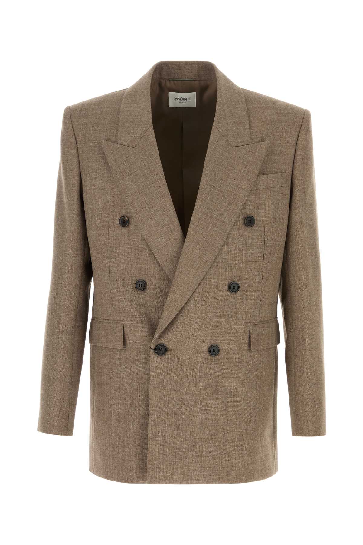 SAINT LAURENT Modern Wool Blazer for Men