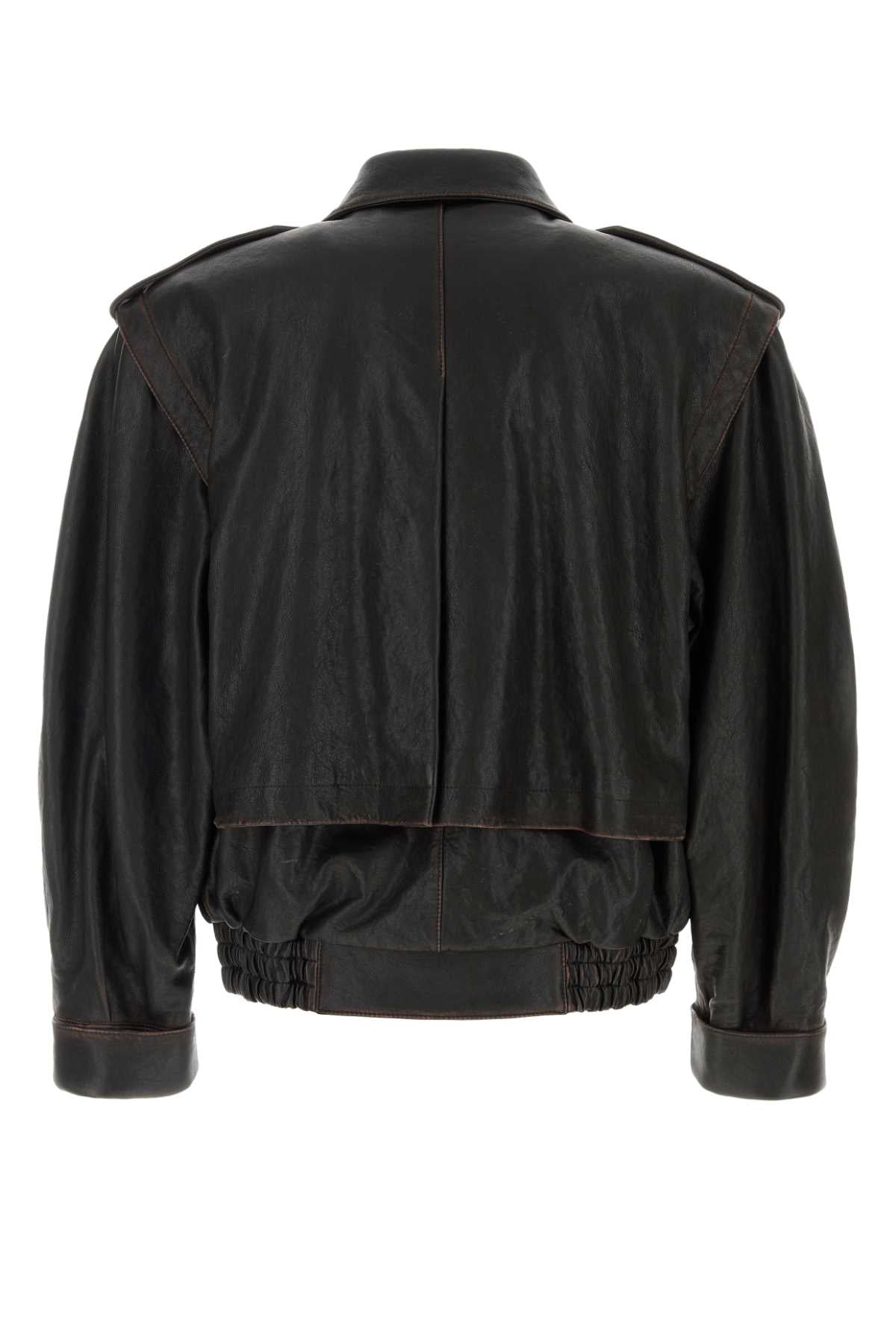 SAINT LAURENT Luxurious Leather Jacket for Men - Season 25W