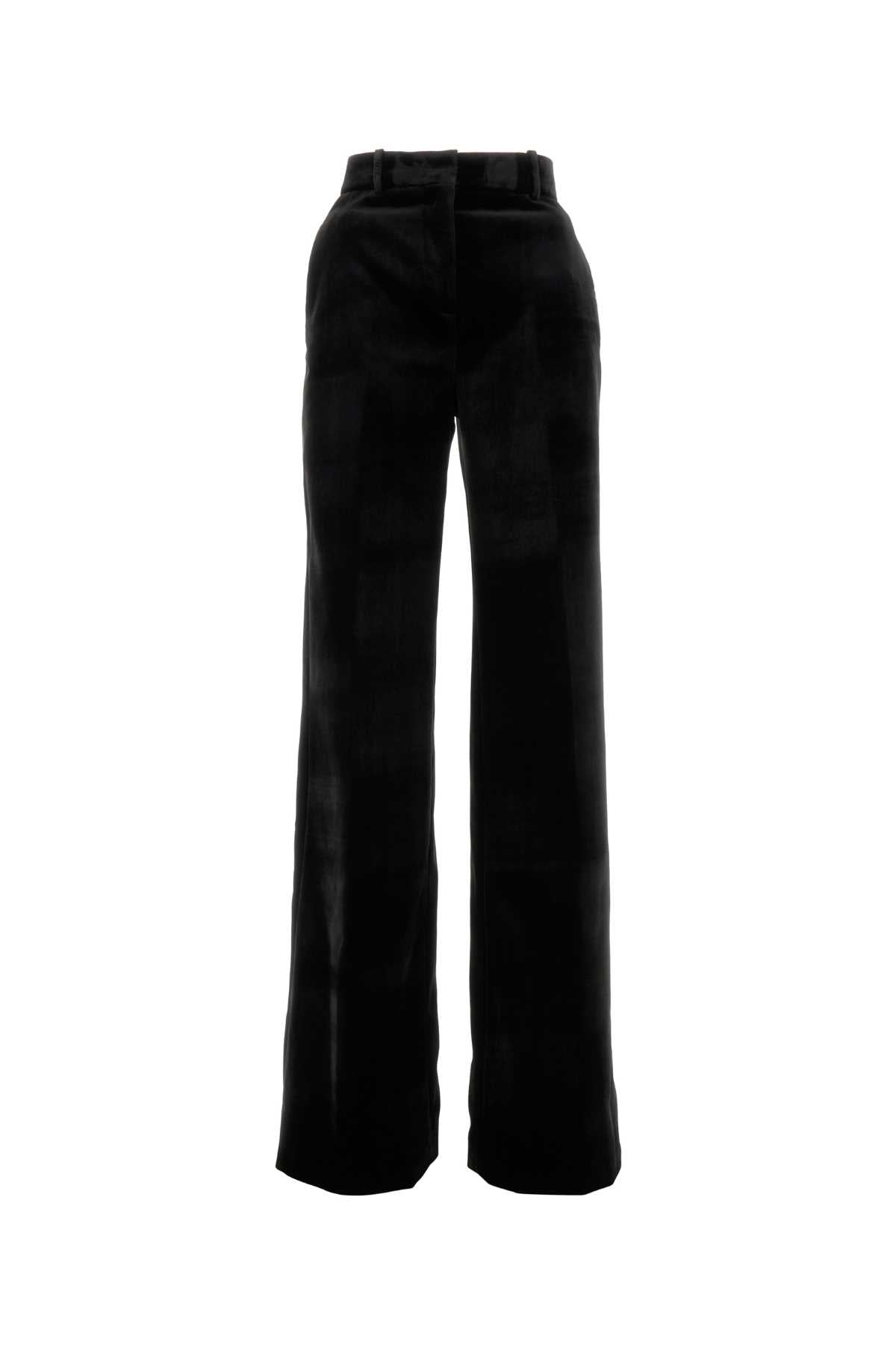 ERMANNO SCERVINO Chic Velvet Palazzo Pants for Women - Fall Collection