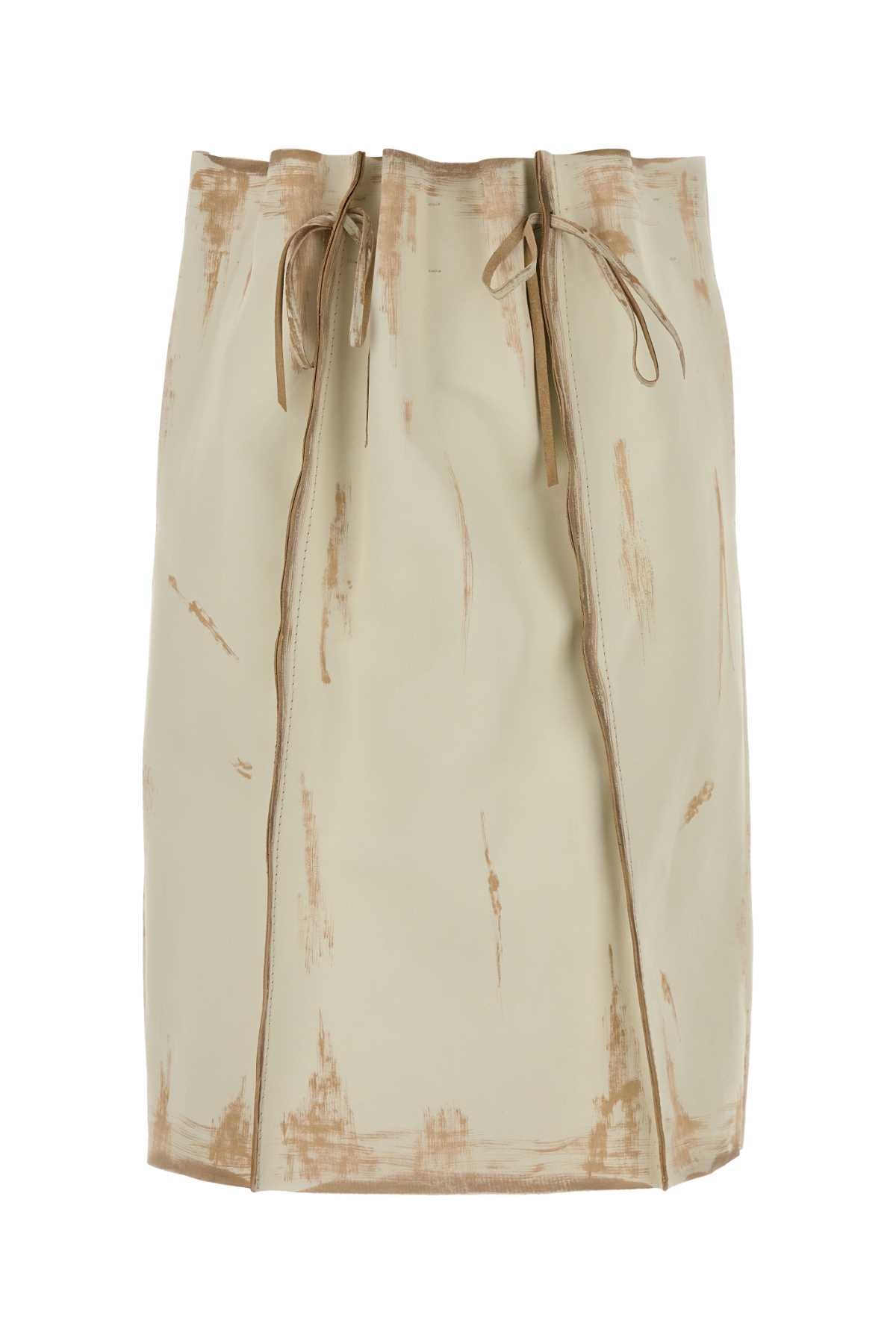 PRADA Leather Mini Skirt for Women