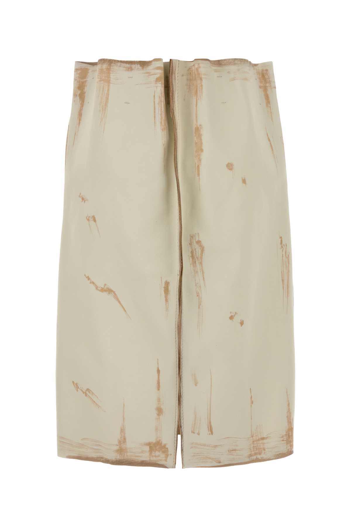 PRADA Leather Mini Skirt for Women