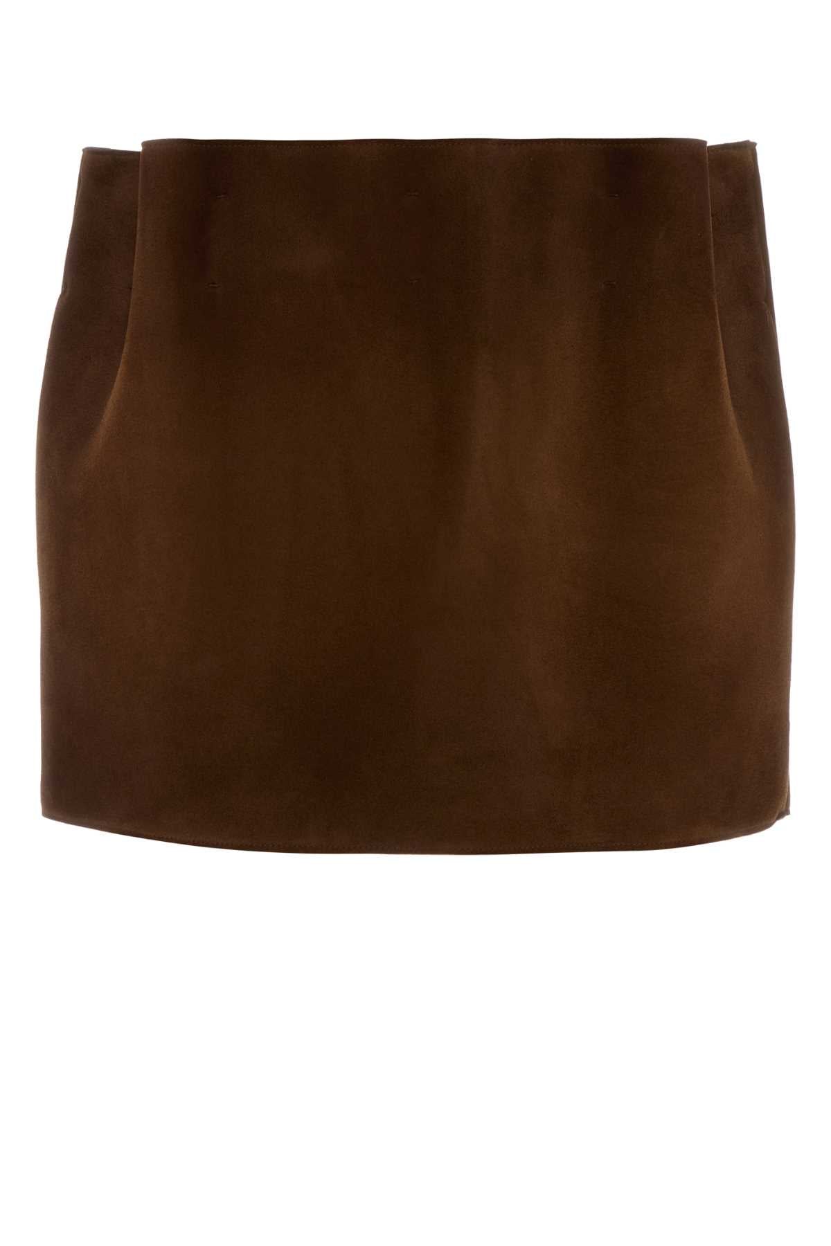PRADA Chic Suede Mini Skirt