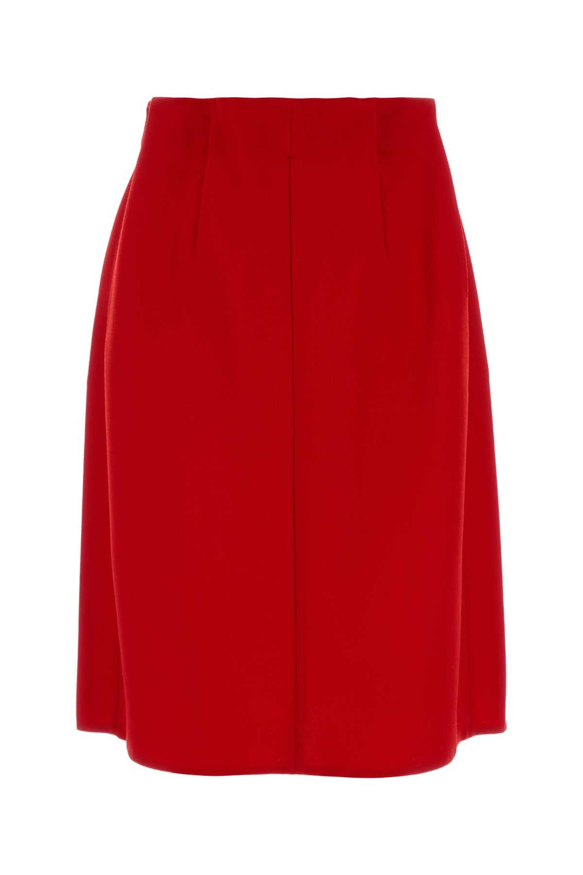 PRADA Elegant Wool Mini Skirt for Women