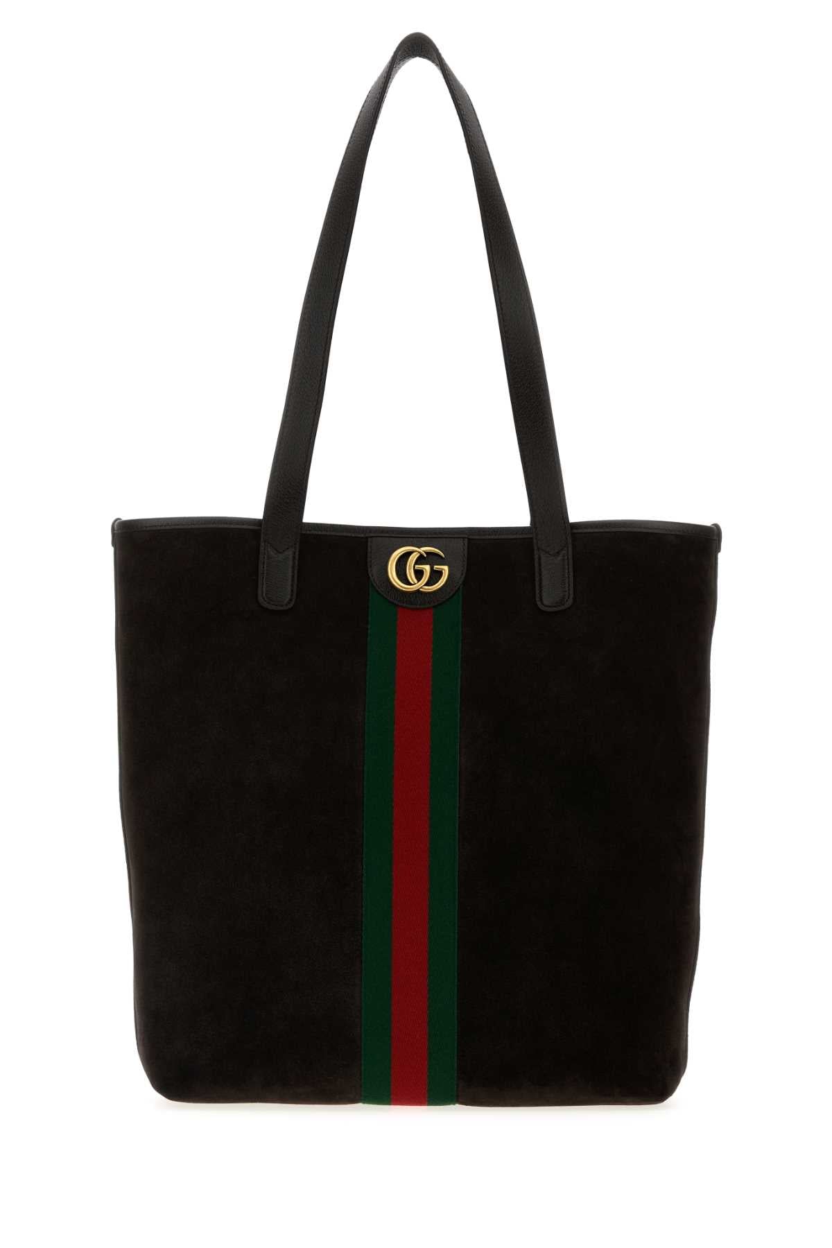 GUCCI Suede Ophidia Shopping Handbag - 30 cm x 36 cm