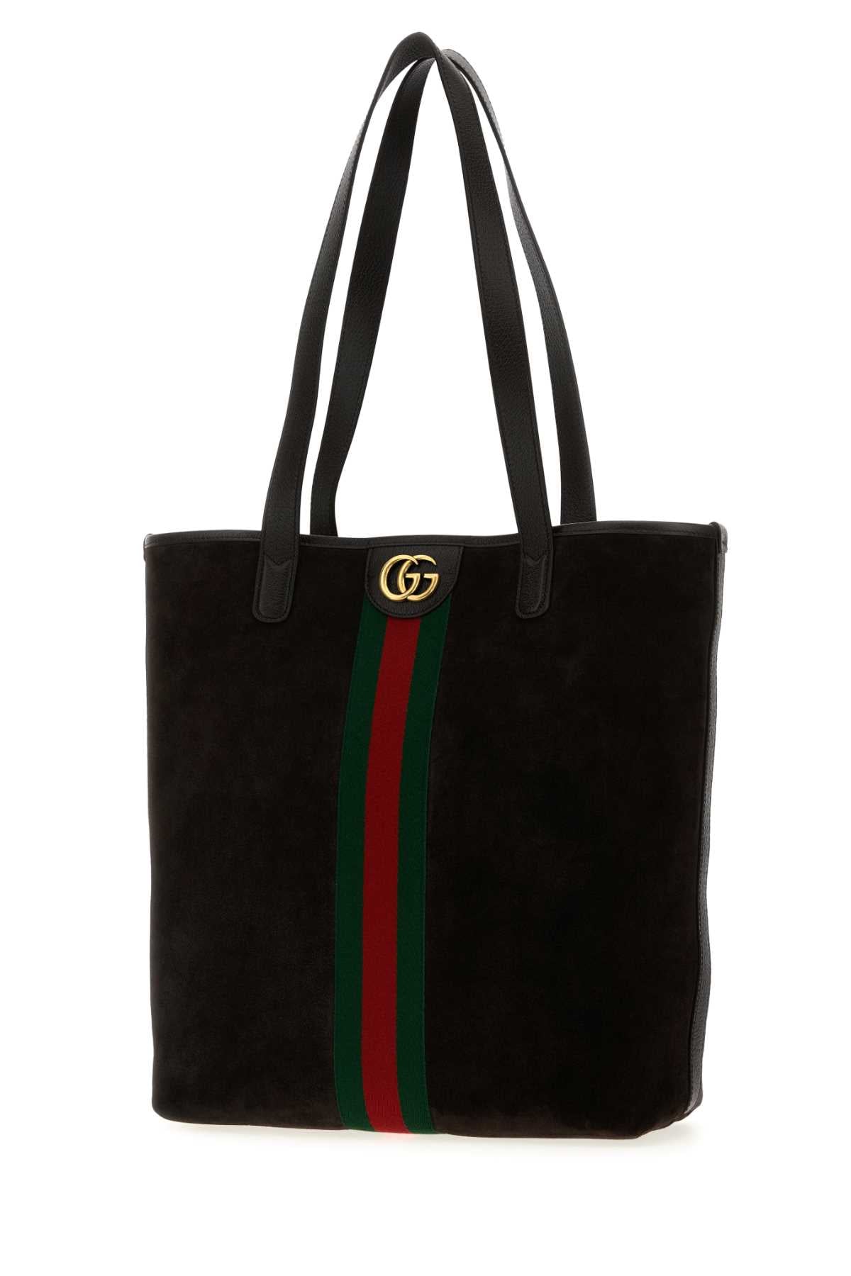 GUCCI Suede Ophidia Shopping Handbag - 30 cm x 36 cm