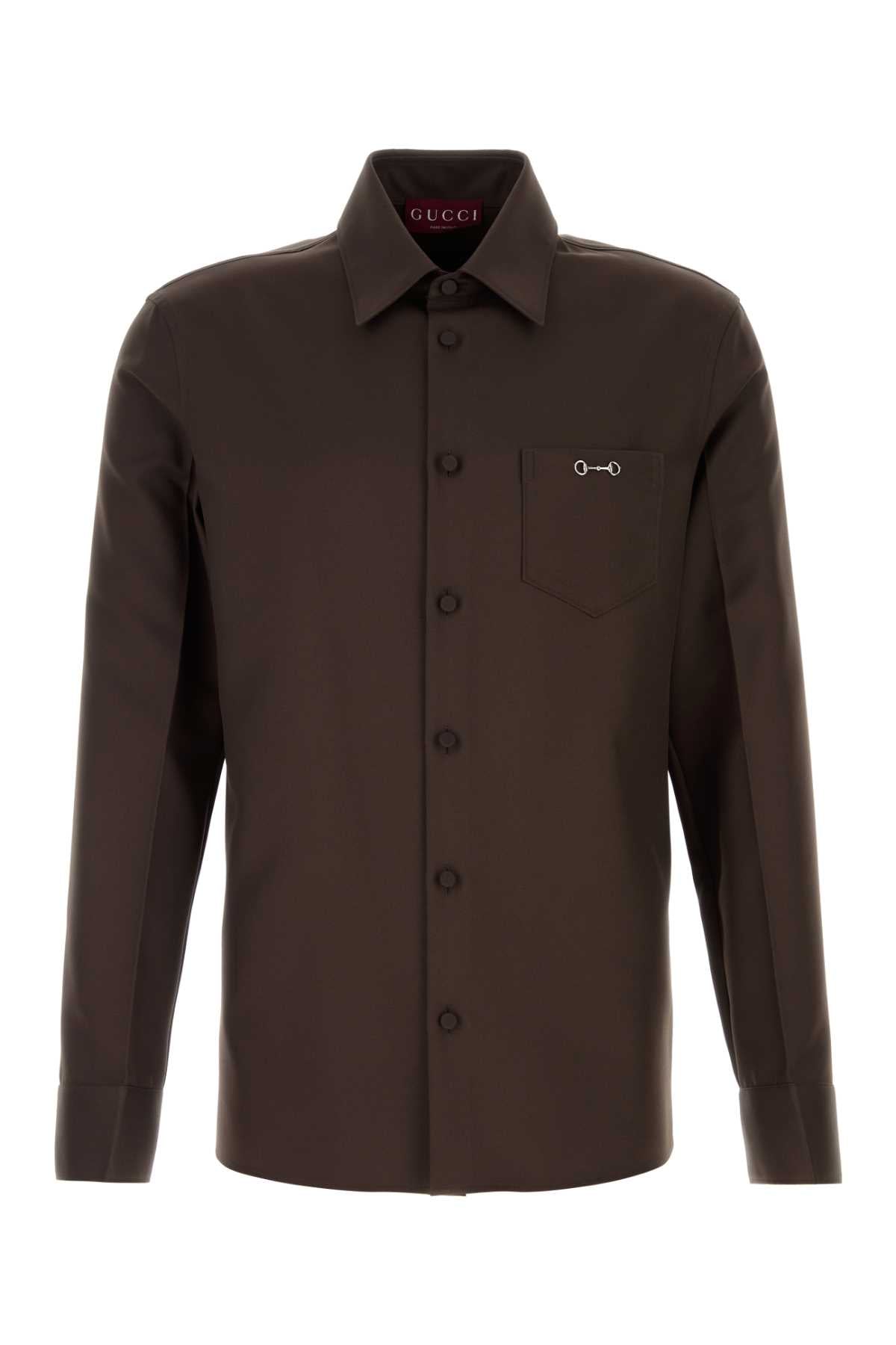 GUCCI Tech Panama Shirt for Men - FW25 Collection