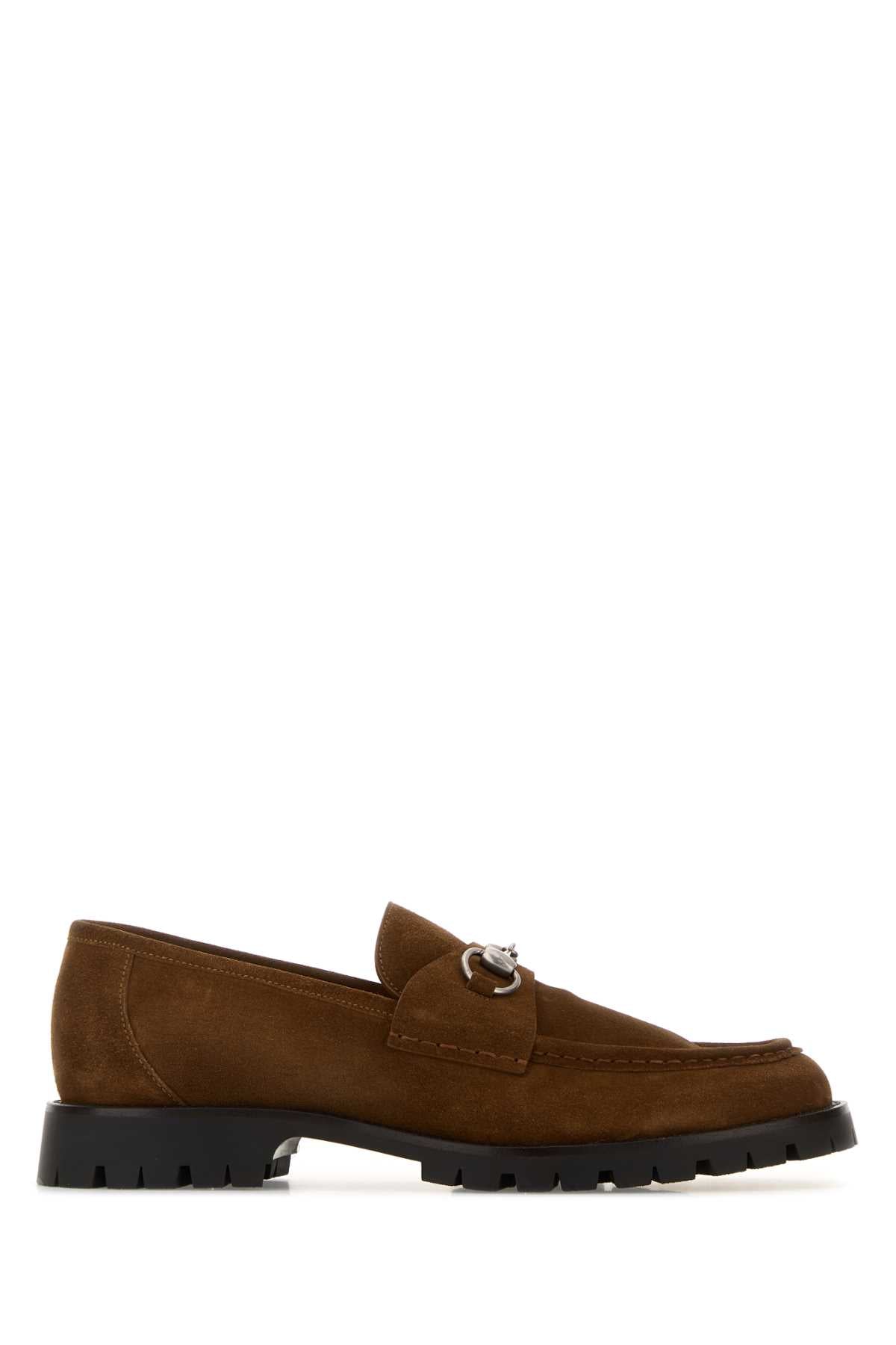 GUCCI Suede Loafers for Men - FW25 Collection