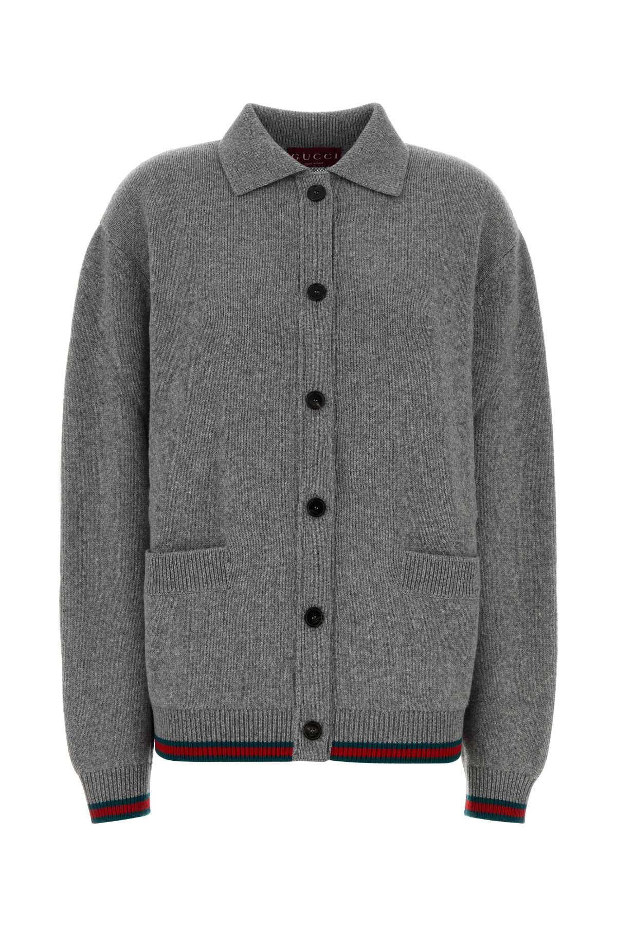 GUCCI Oversize Wool Blend Cardigan