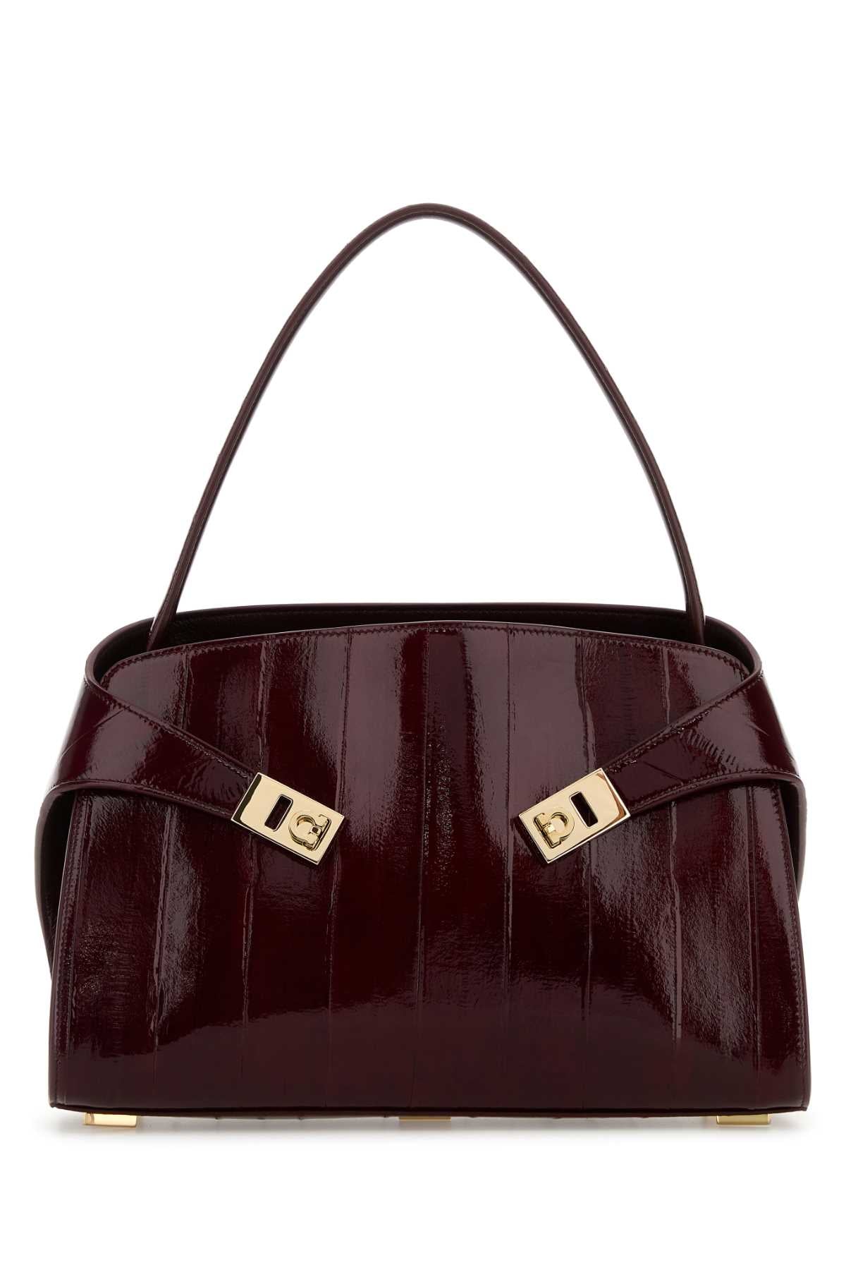 Ferragamo Hug Soft Medium Leather Shoulder Handbag