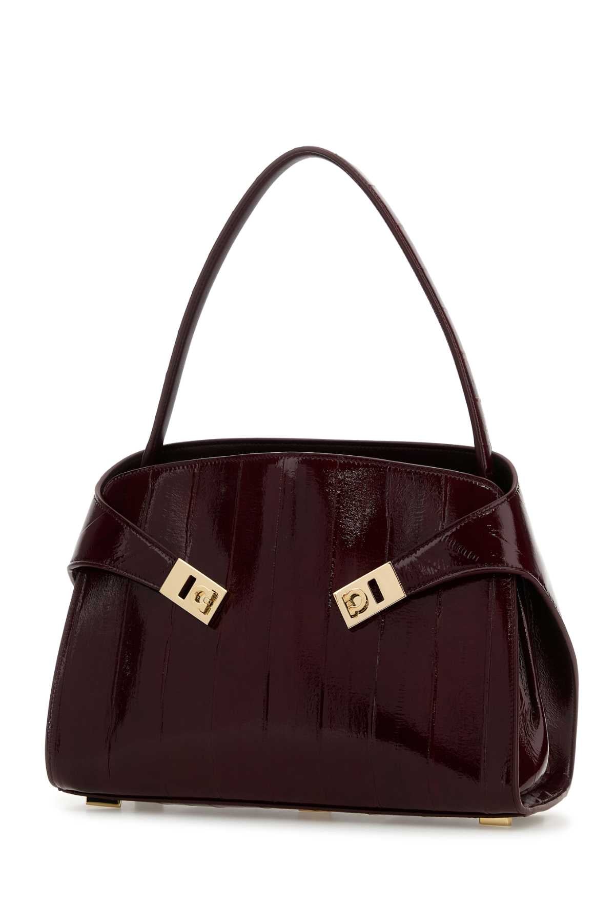 Ferragamo Hug Soft Medium Leather Shoulder Handbag