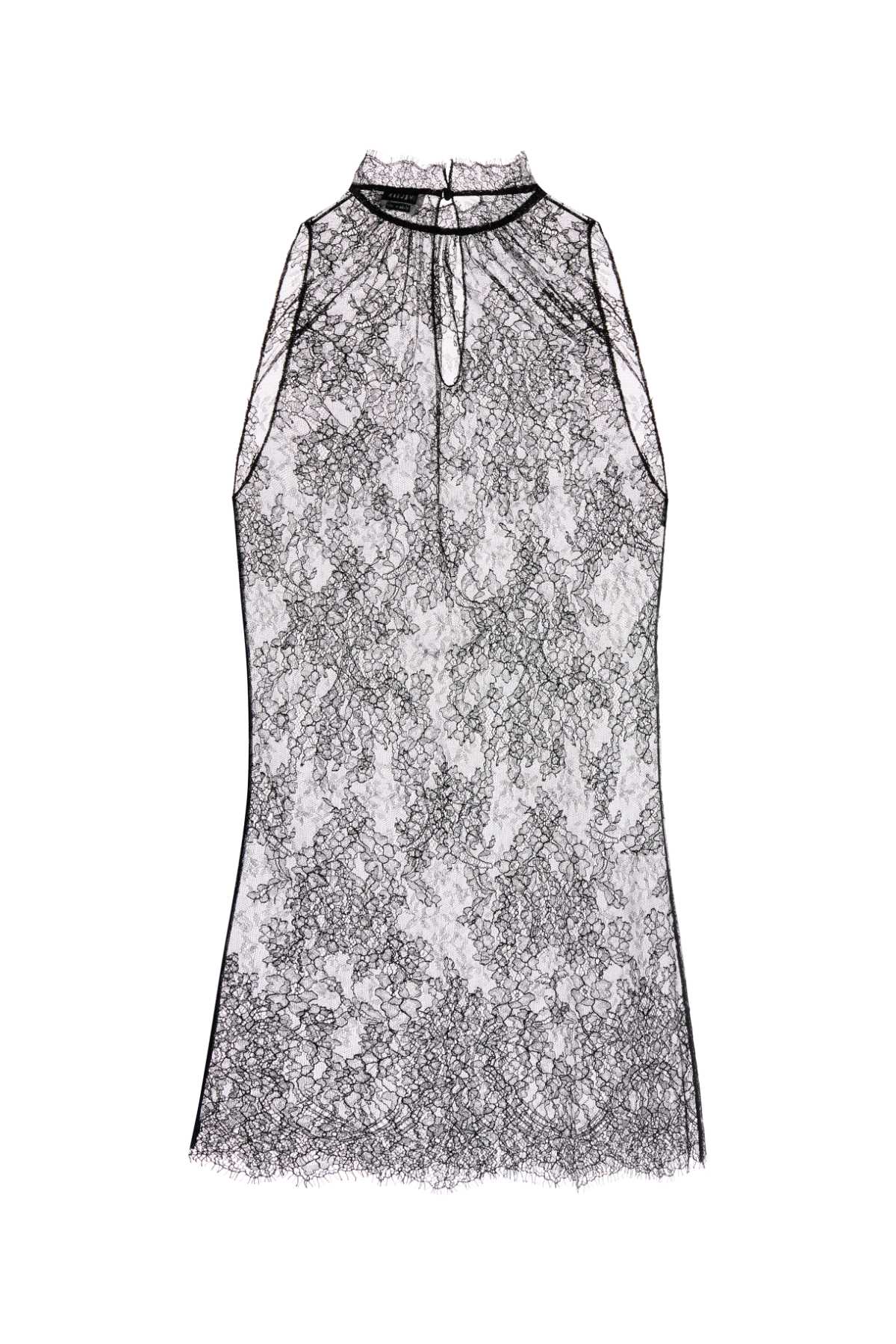 ALEXANDER MCQUEEN Luxe Lace Mini Top for Women