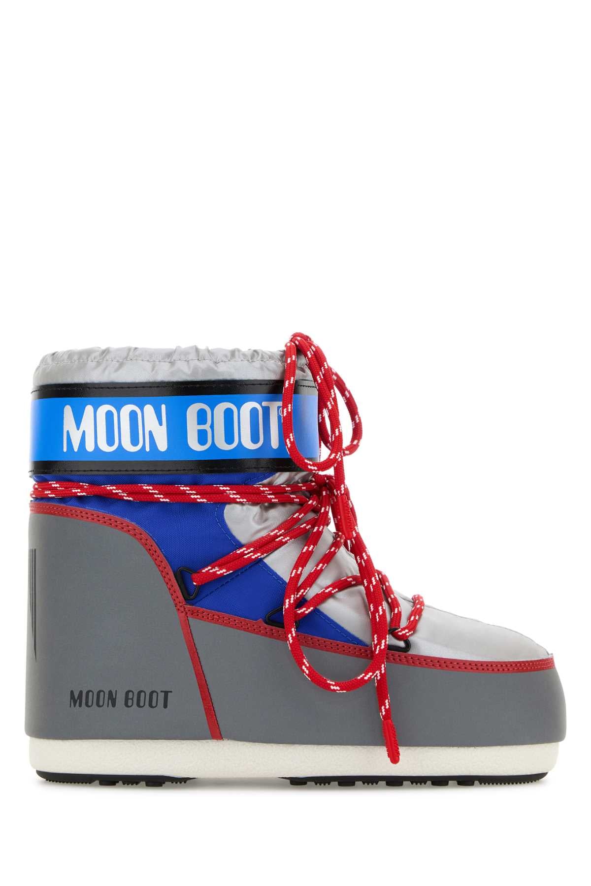 MOON BOOT Icon Low Space Racing Ankle Boots for Women