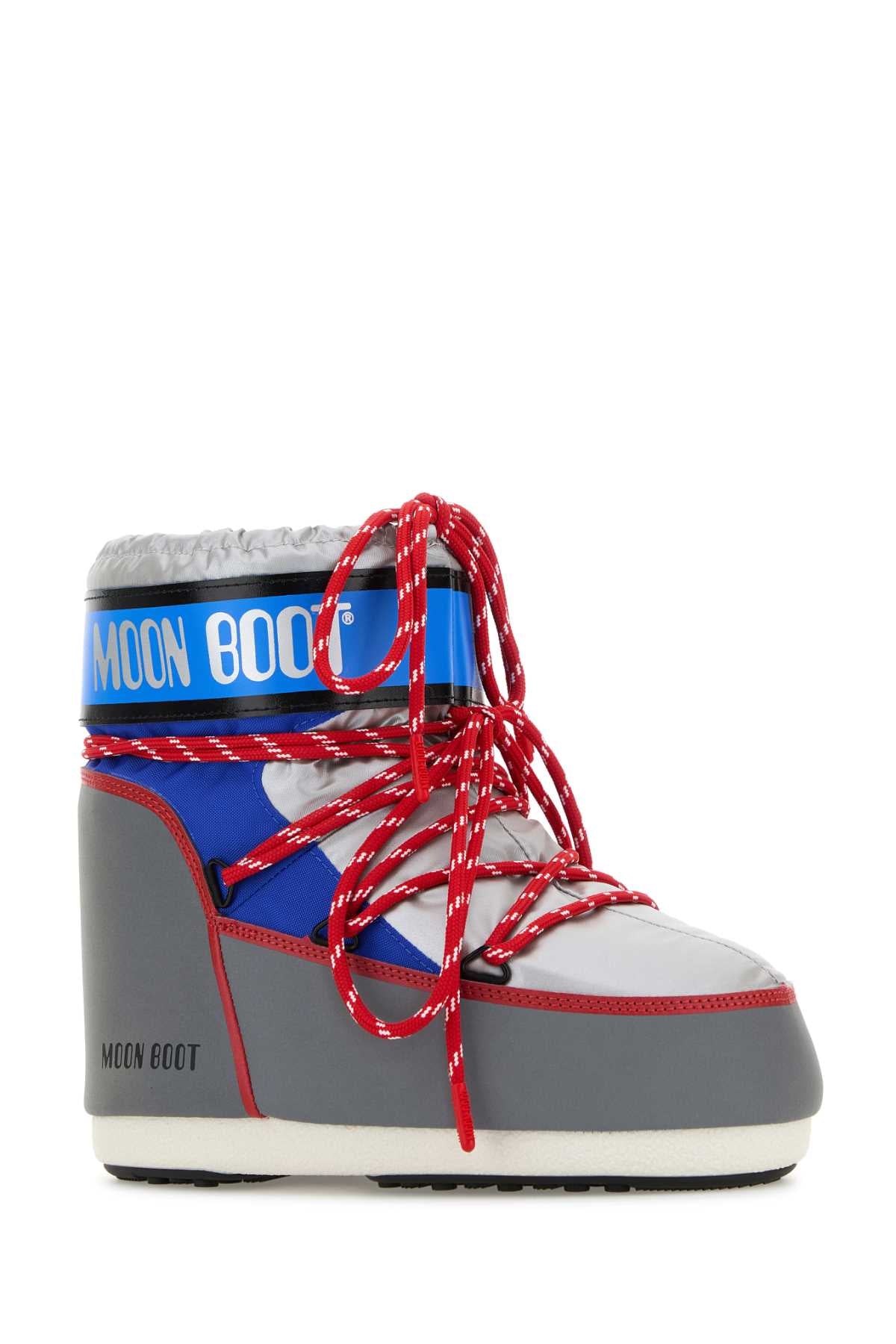 MOON BOOT Icon Low Space Racing Ankle Boots for Women