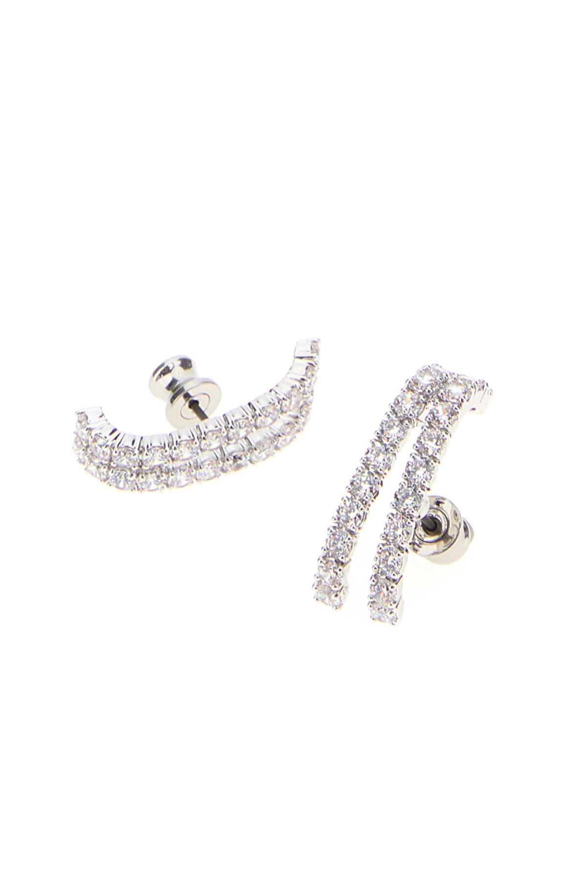 SWAROVSKI Mini Embellished Metal Matrix Earrings