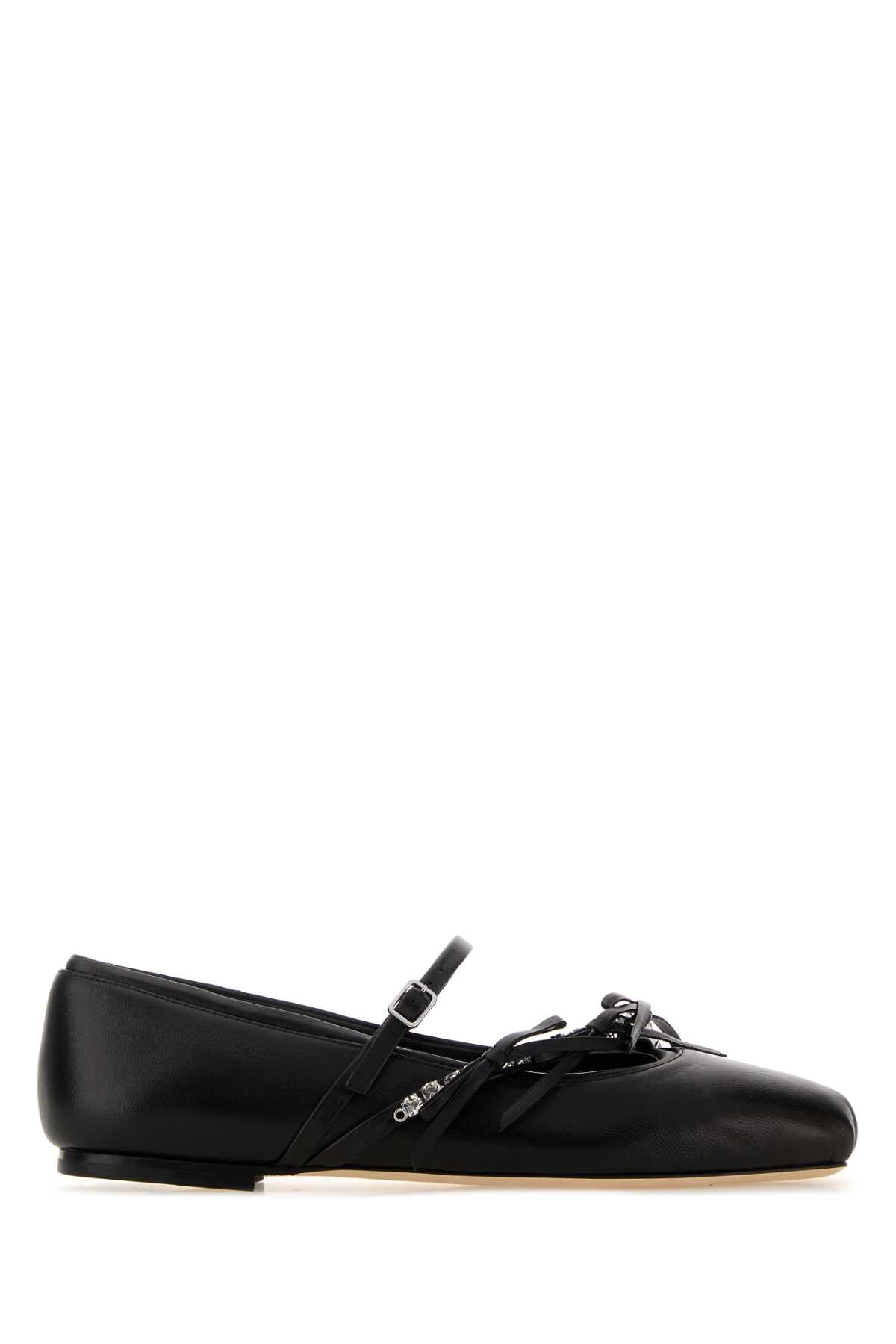 JIMMY CHOO Loli Mini Ballerinas