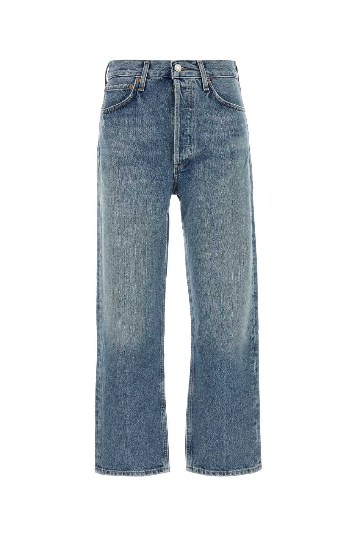 AGOLDE High-Rise Straight Leg Denim Jeans