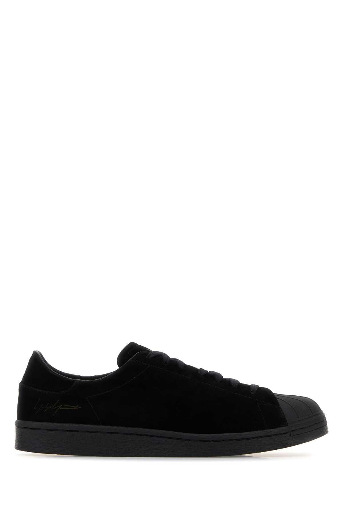 Y3 KURO Kuro Superstar Mini Suede Sneakers