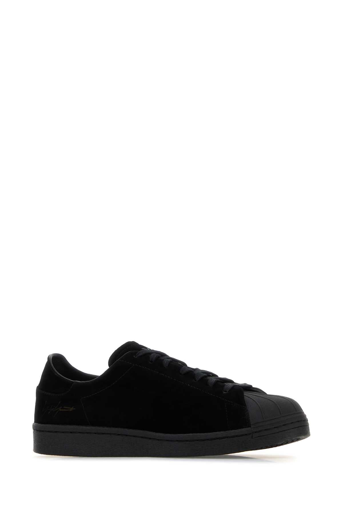 Y3 KURO Kuro Superstar Mini Suede Sneakers