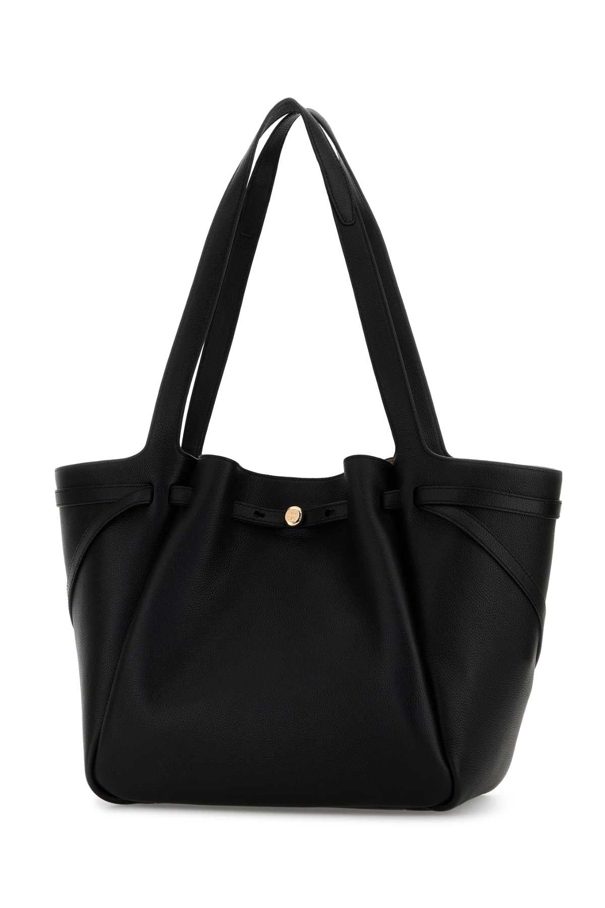 TORY BURCH Romy Mini Leather Shopping Handbag - 31.5 cm x 29.5 cm x 17 cm
