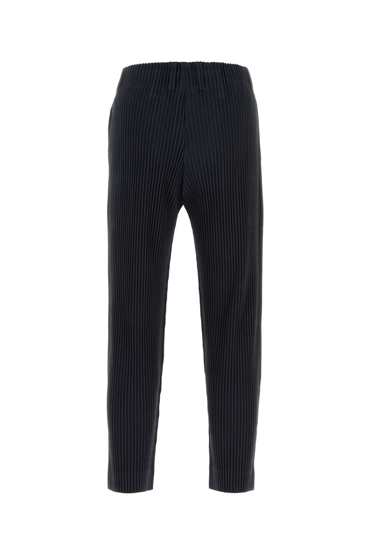 HOMME PLISSE' ISSEY MIYAKE Midnight Blue Polyester Pant (Size: Standard)