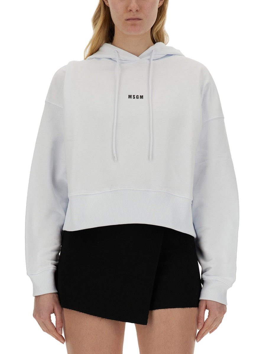 MSGM Logo Sweatshirt for Women - Size S