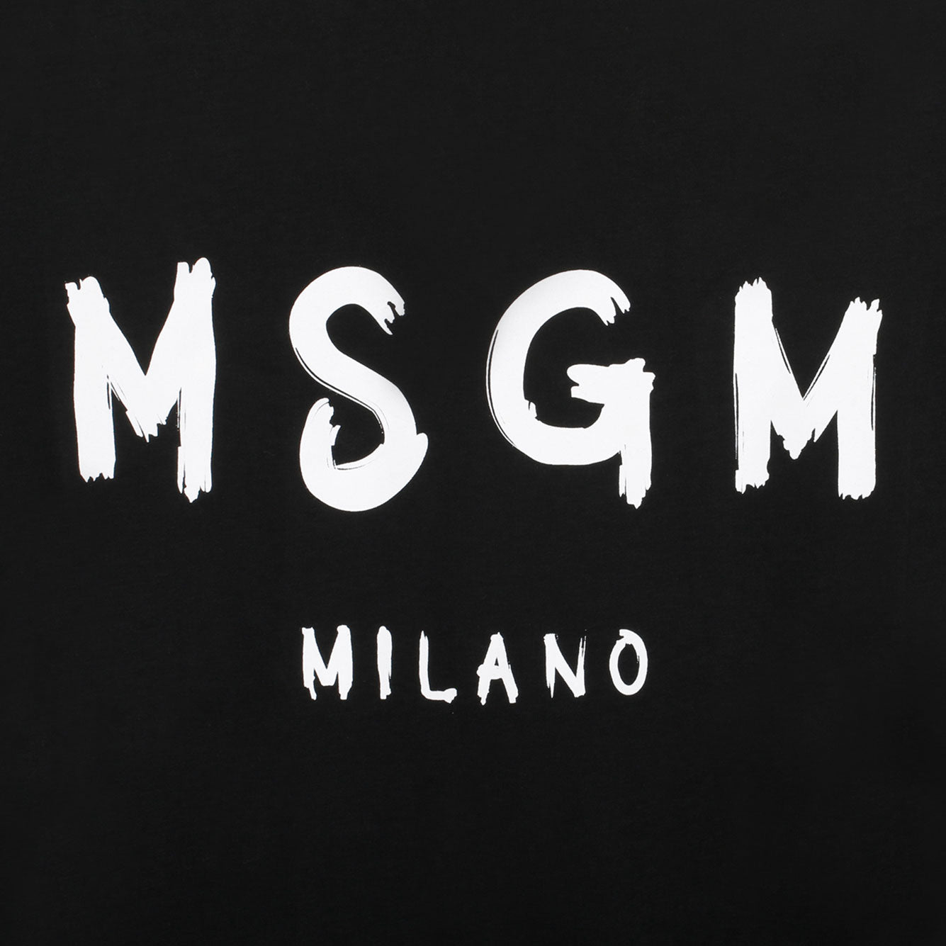 MSGM Logo-Print Cotton T-Shirt - Regular Fit