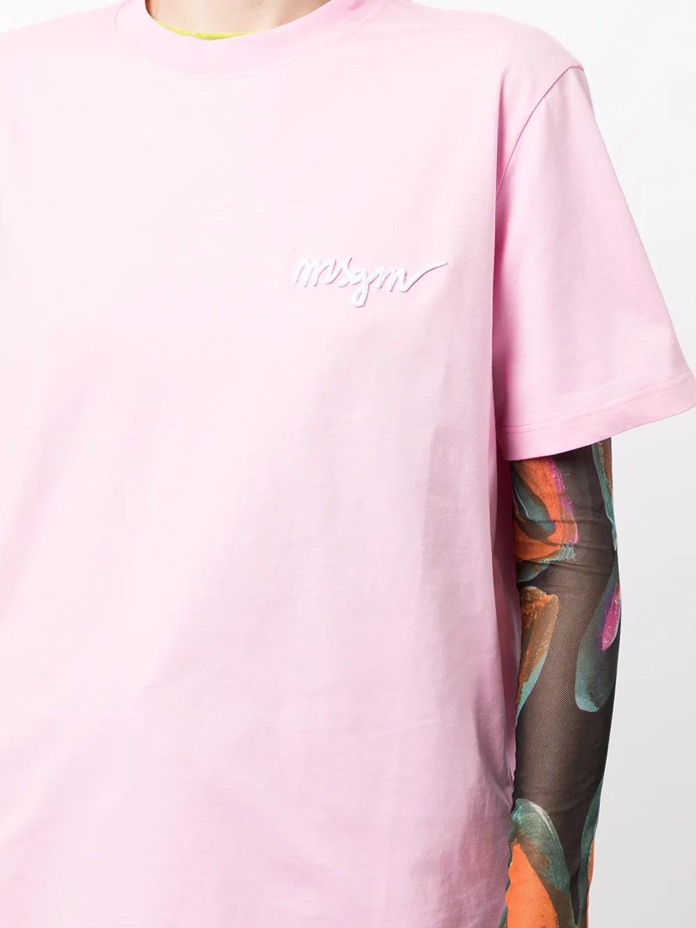 MSGM Logo Crew Neck T-Shirt