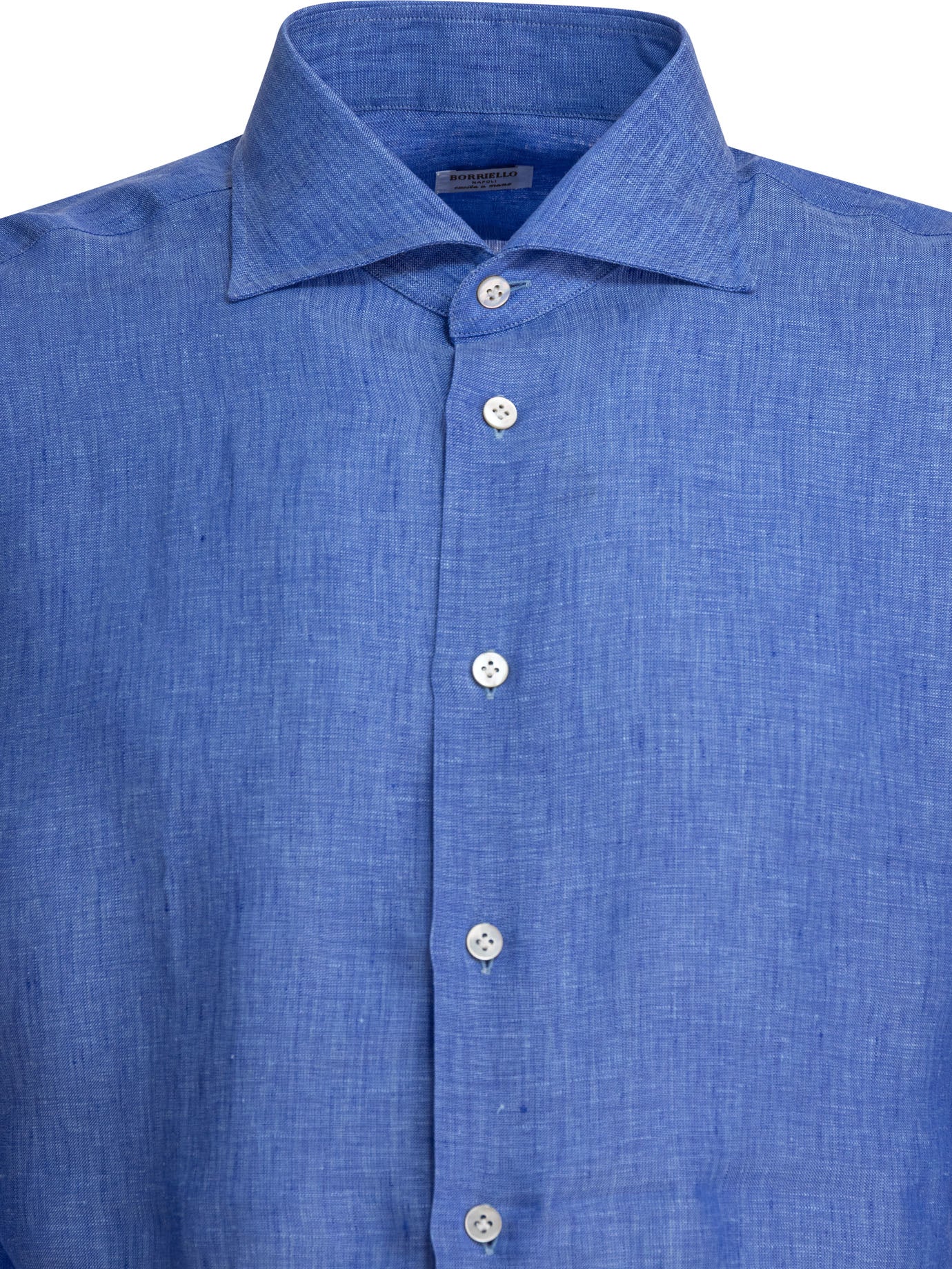 BORRIELLO Men's Lightweight Linen Shirt