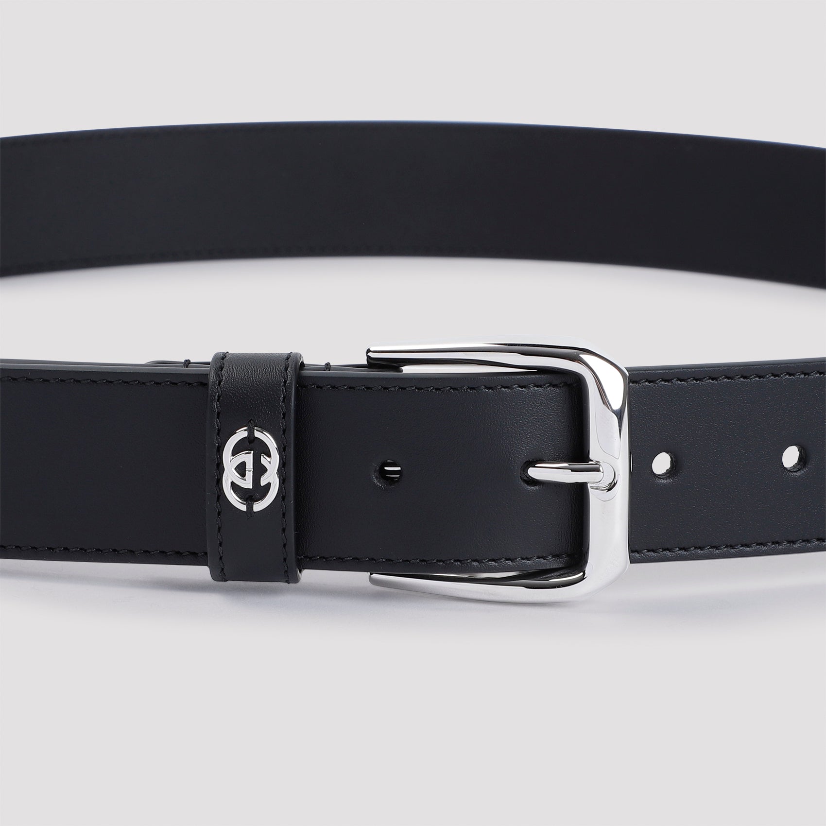 GUCCI Classic 3.5cm Leather Belt for Men