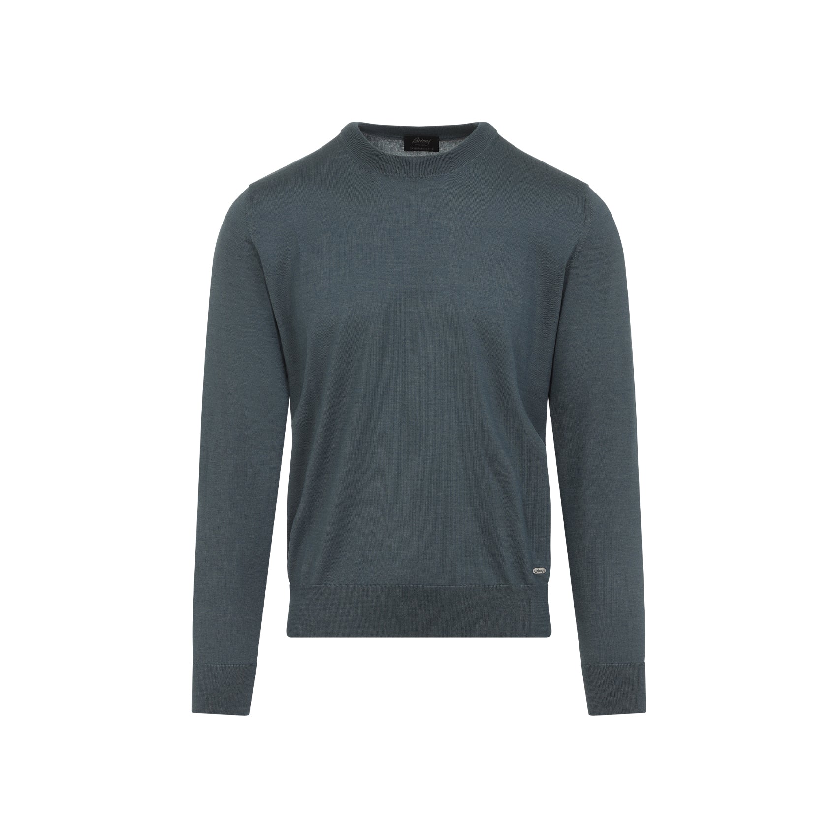 BRIONI Luxurious Cashmere and Silk Crewneck Sweater for Men