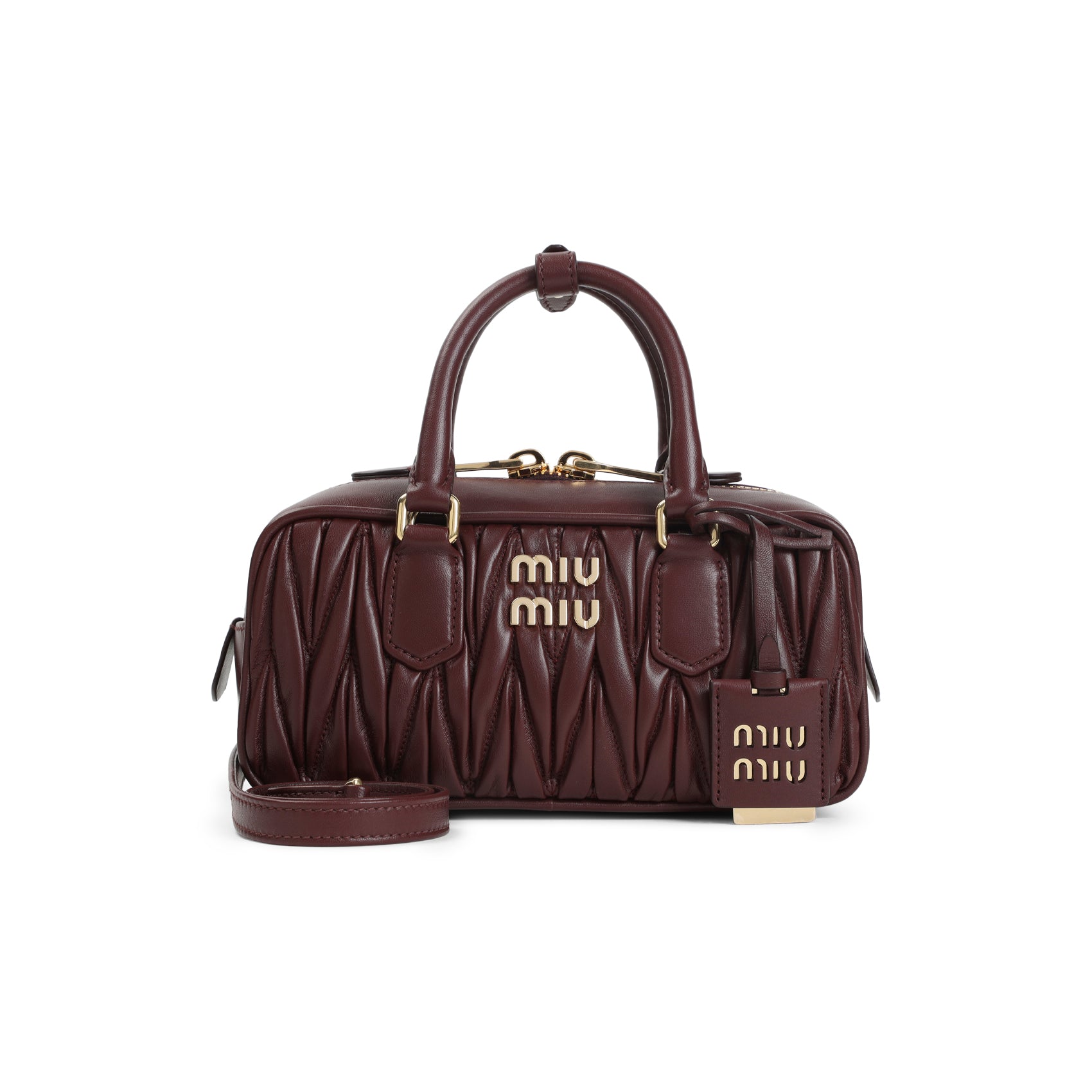 MIU MIU Mini Lamb Leather Handbag - 24cm x 10cm x 8cm