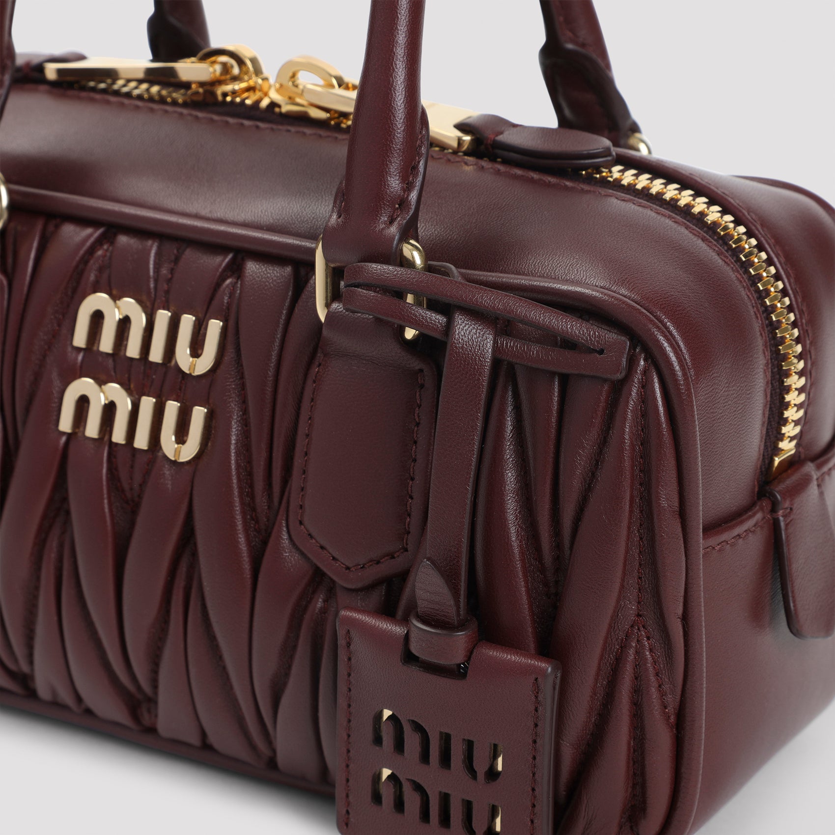 MIU MIU Mini Lamb Leather Handbag - 24cm x 10cm x 8cm