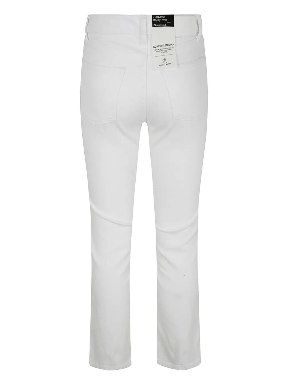 LAUREN RALPH LAUREN High Rise Ankle Straight Jeans