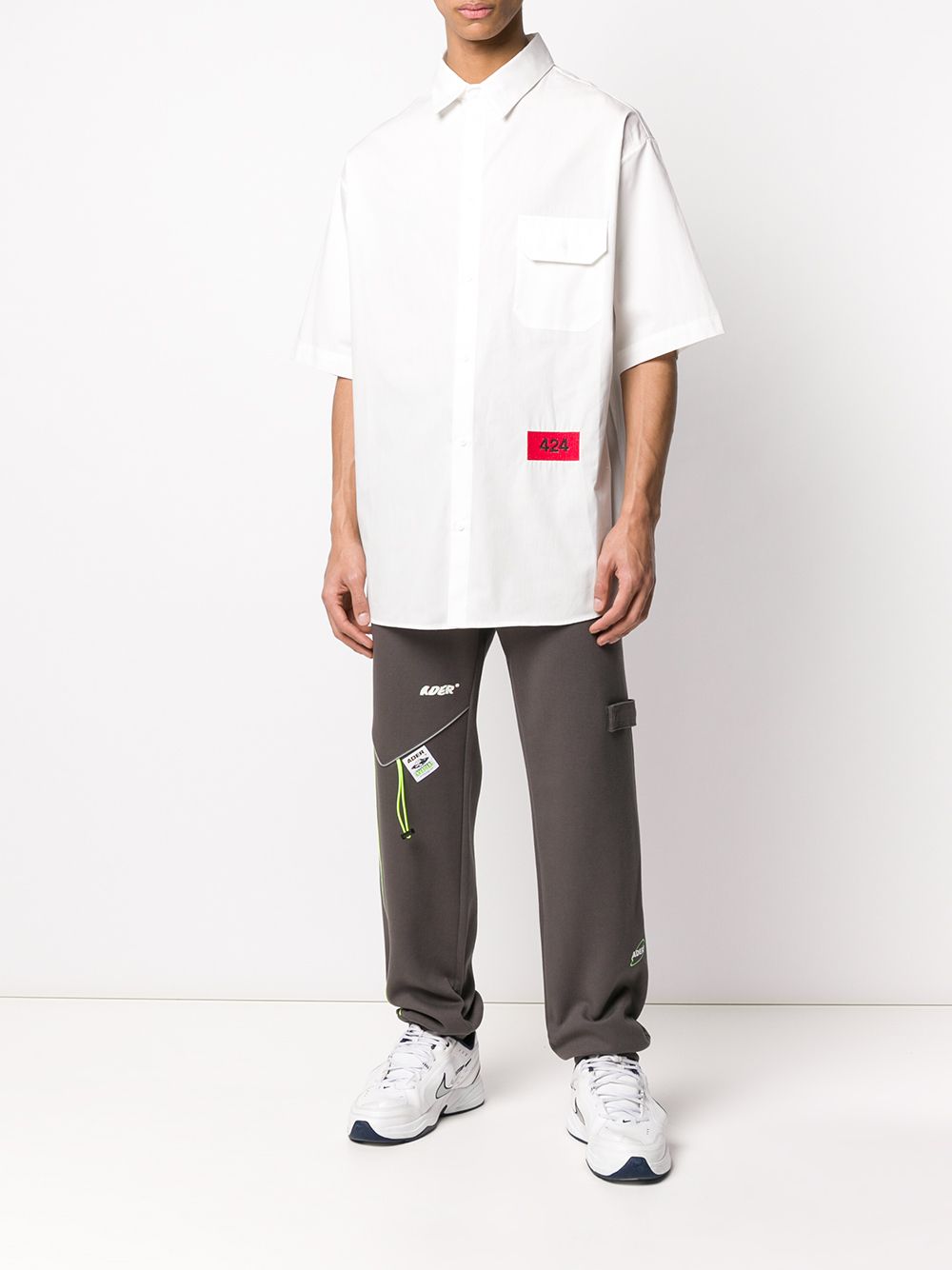 424 Men's Button Down Flap Pocket Shirt