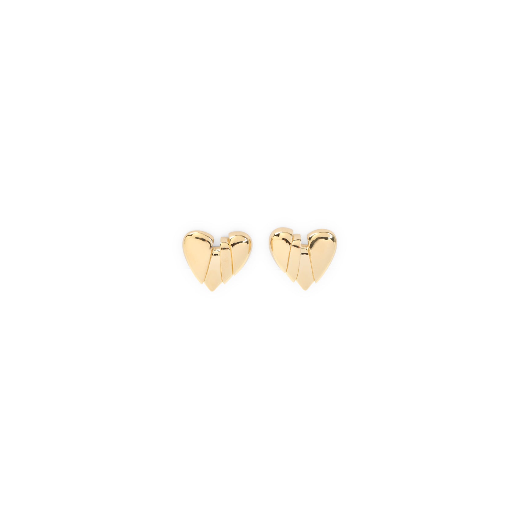 AMINA MUADDI Heartbreaker Mini Earrings for Men