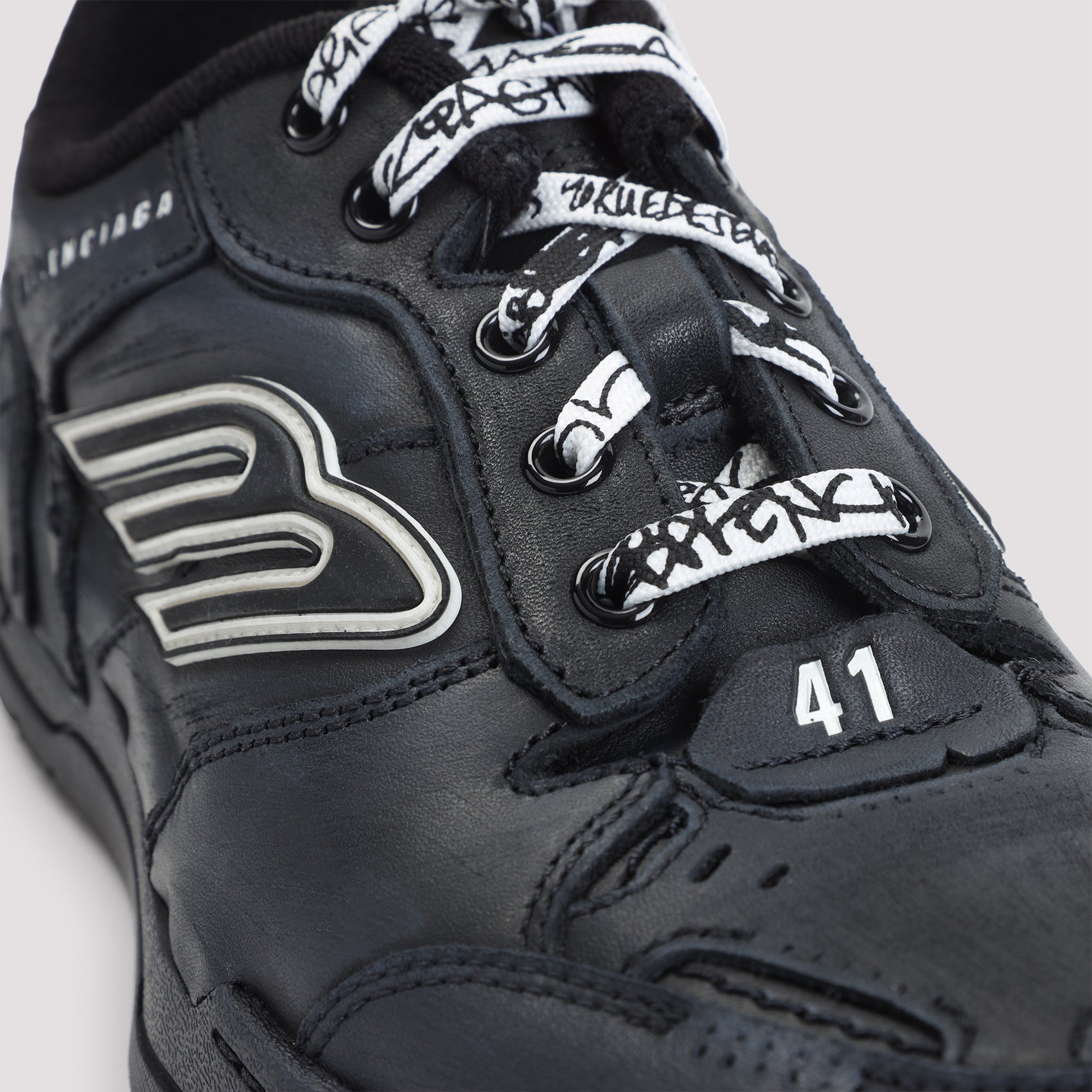 BALENCIAGA Sneaker with Leather Detailing