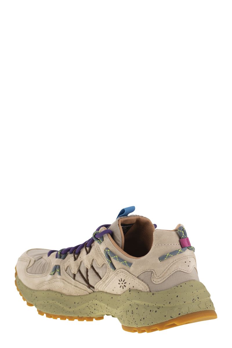 FLOWER MOUNTAIN Yamabushi Sneaker - Outdoor Suede and Technical Fabric