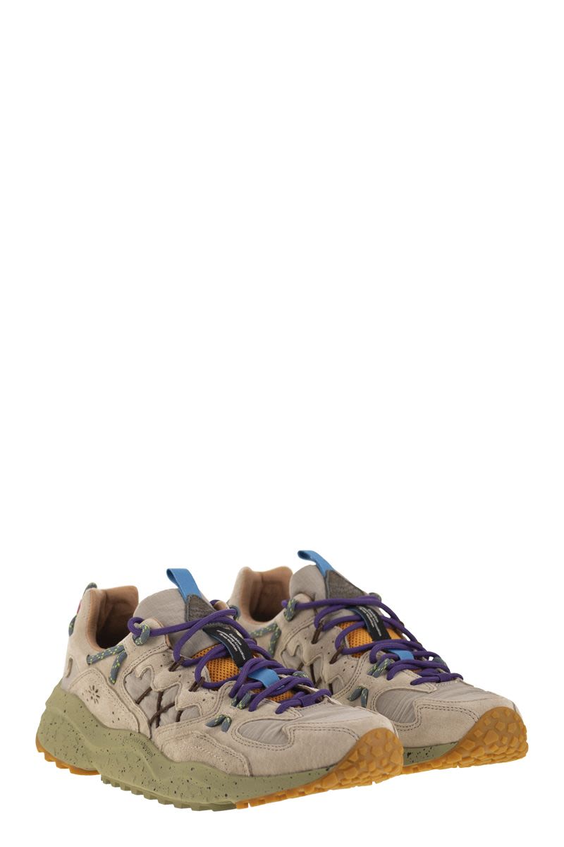FLOWER MOUNTAIN Yamabushi Sneaker - Outdoor Suede and Technical Fabric