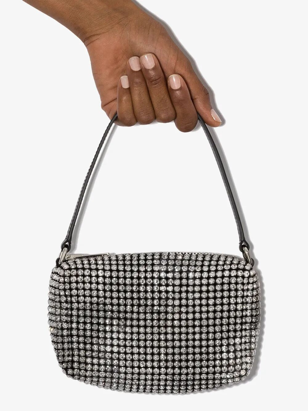 ALEXANDER WANG Medium Crystal Pouch Handbag