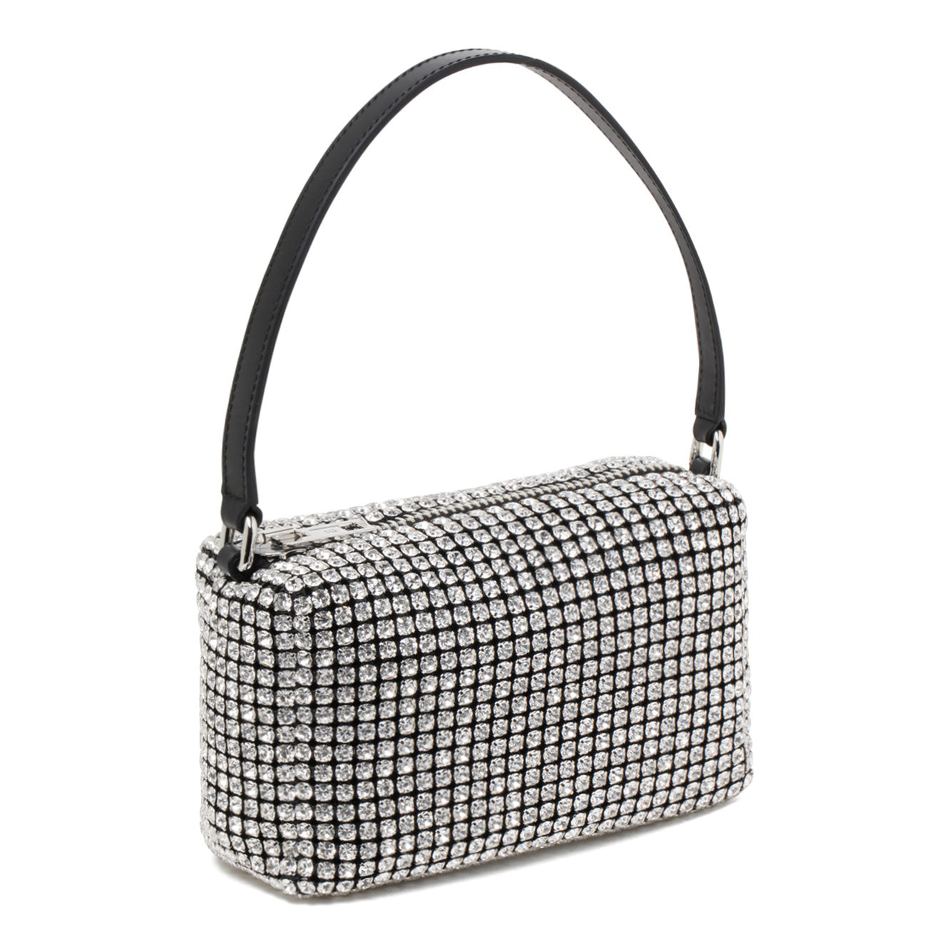 ALEXANDER WANG Mini Crystal Glass and Cowhide Handbag