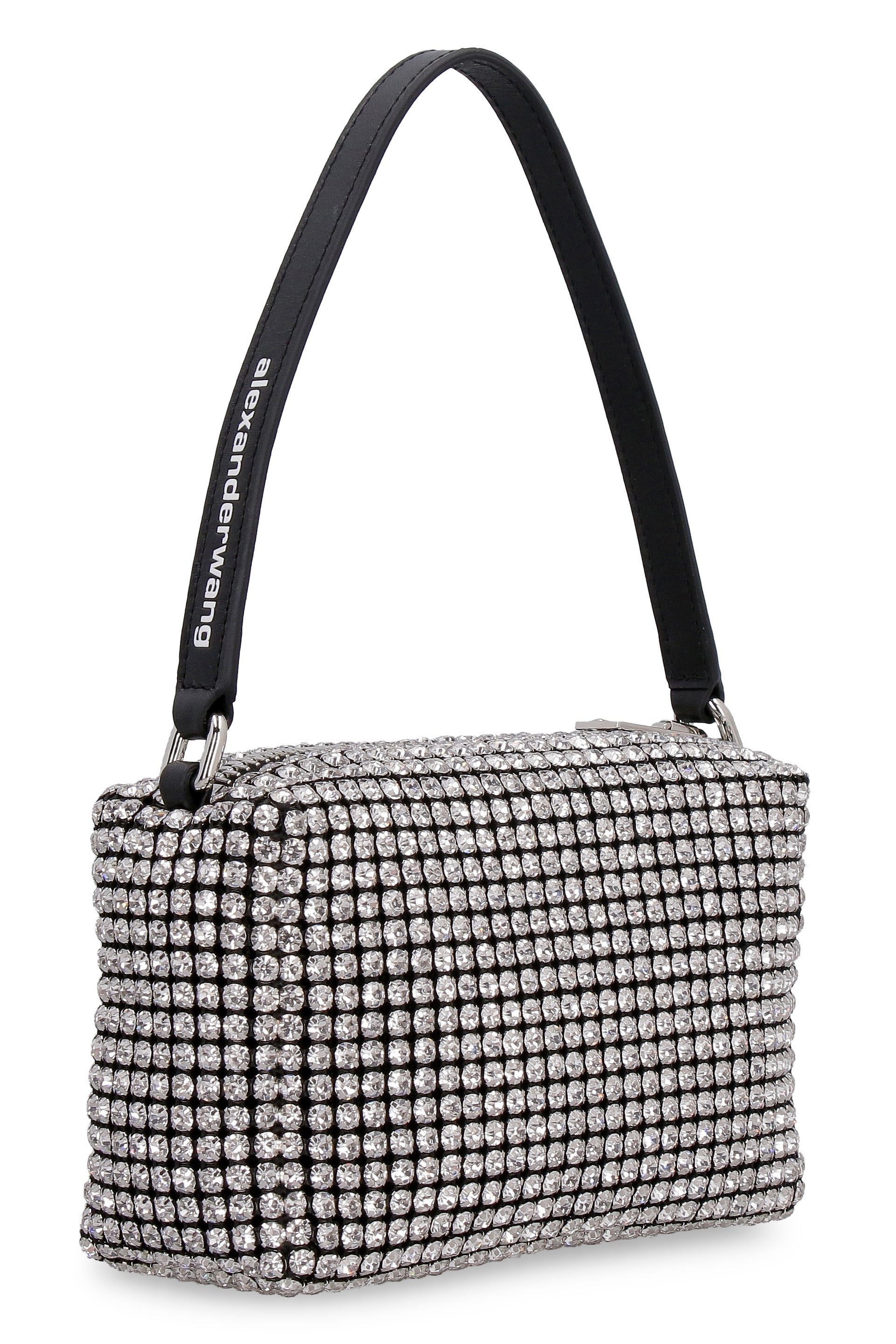 ALEXANDER WANG Embellished Fabric Medium Heiress Handbag