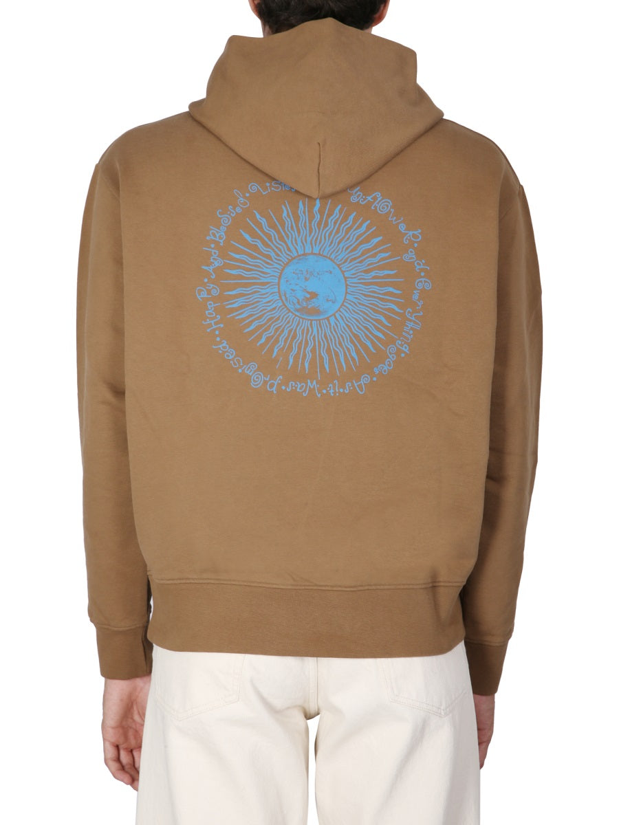 SUNFLOWER Hooded Sweatshirt with Logo Embroidery