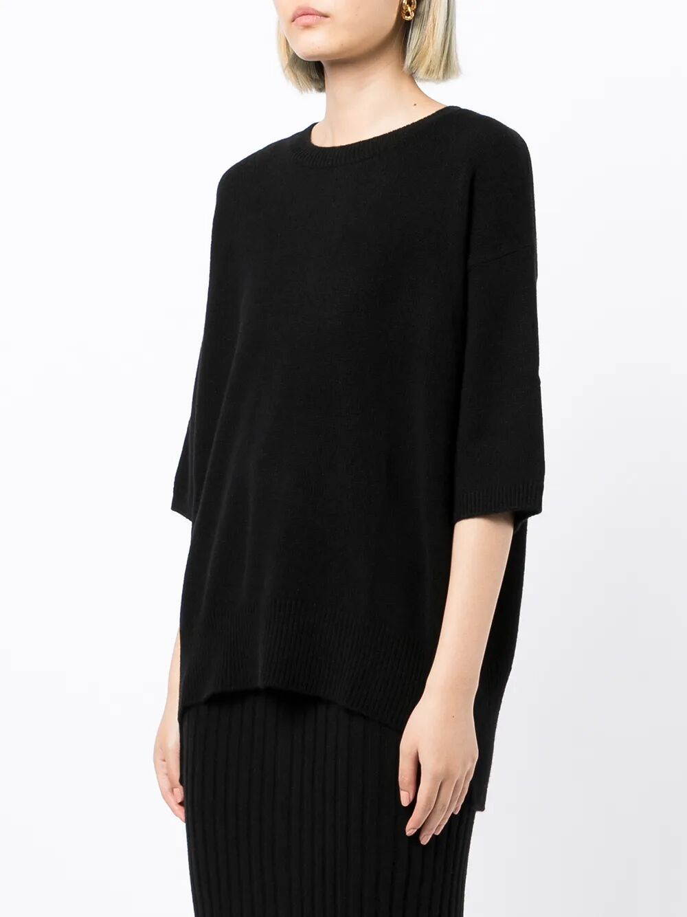 LISA YANG Round Neck Cashmere Sweater